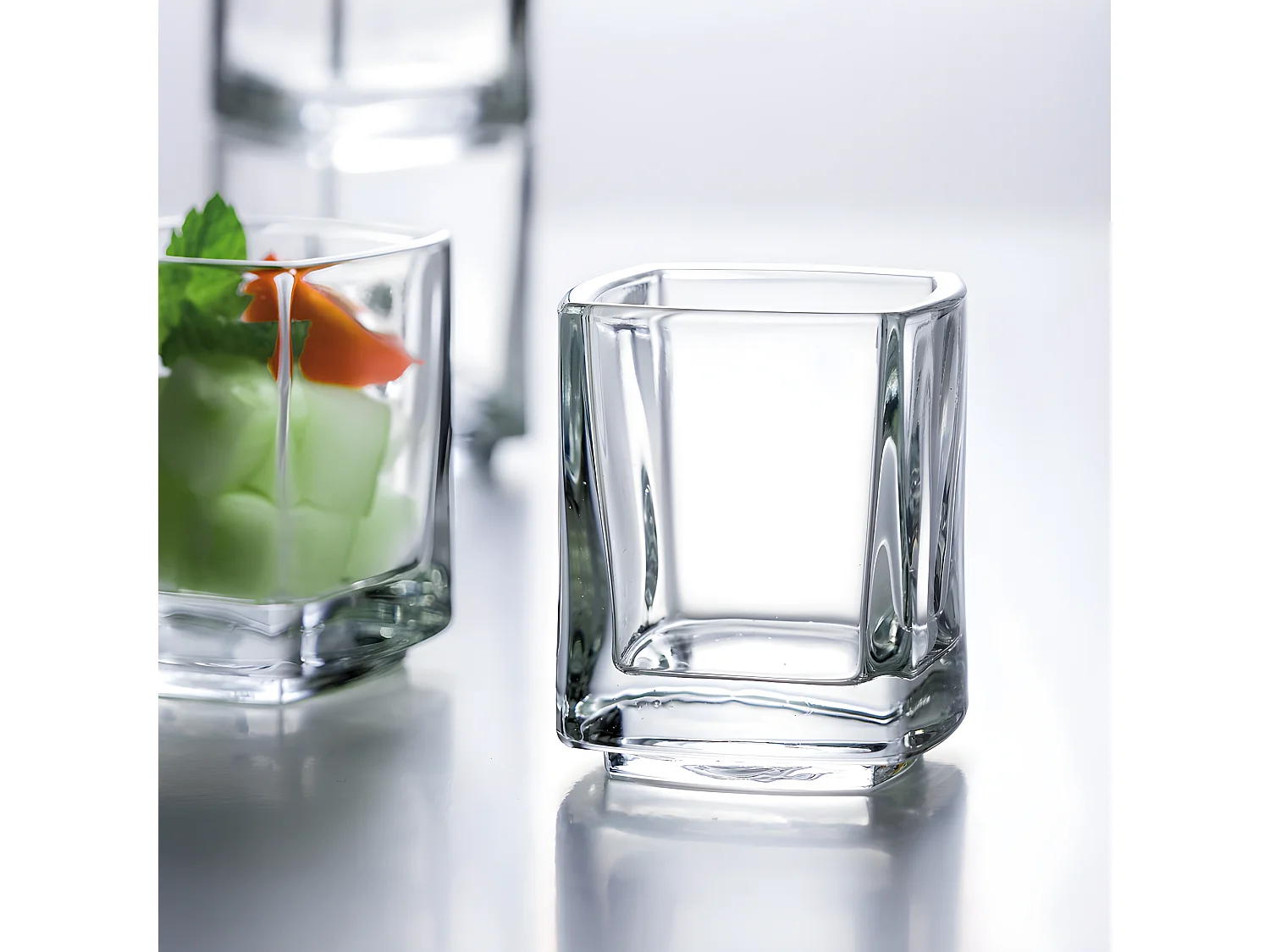 Verrine mise en bouche Kube 10 cl (lot de 6)