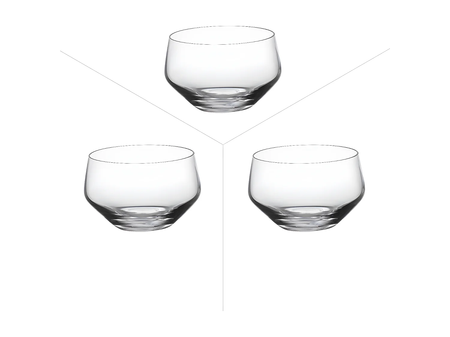 Boîte de 3 verrines Concept 27 cl