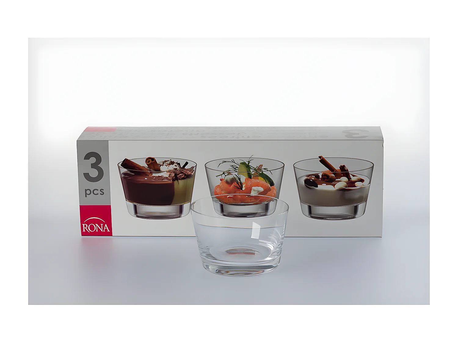 Boîte de 3 verrines Concept 27 cl