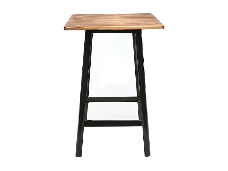 Table de bar design noire L70 cm JONES