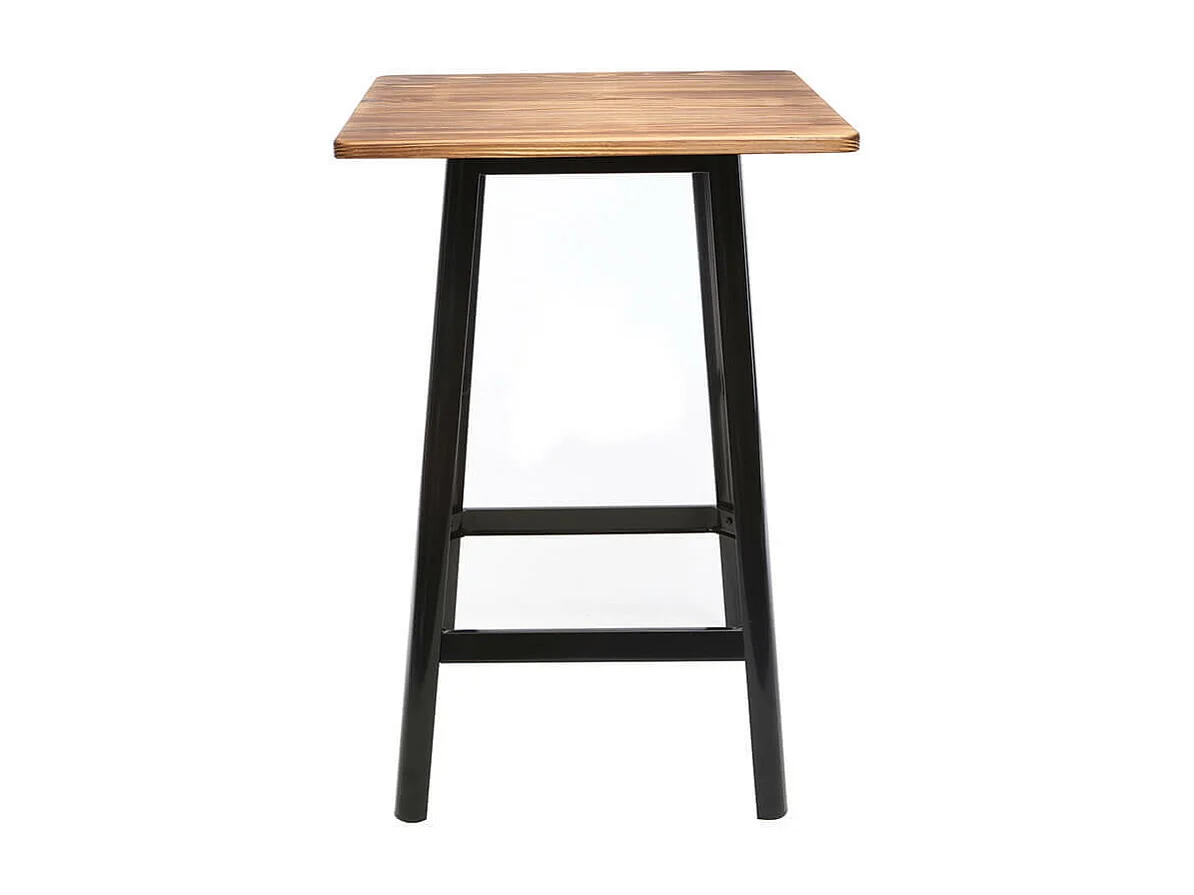 Table de bar design noire L70 cm JONES