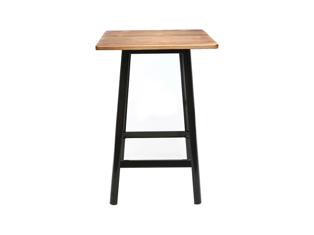 Table de bar design noire L70 cm JONES