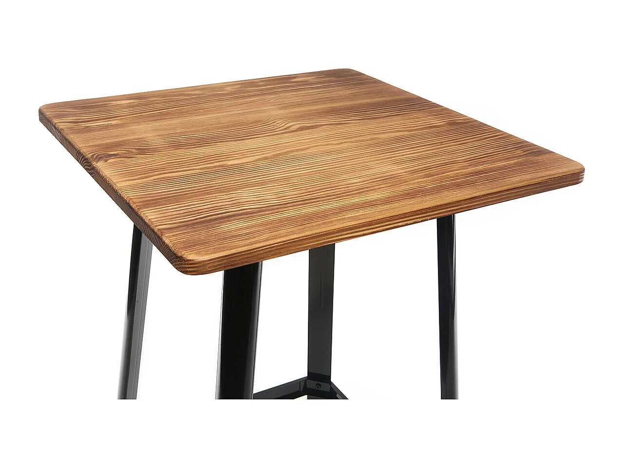 Table de bar design noire L70 cm JONES