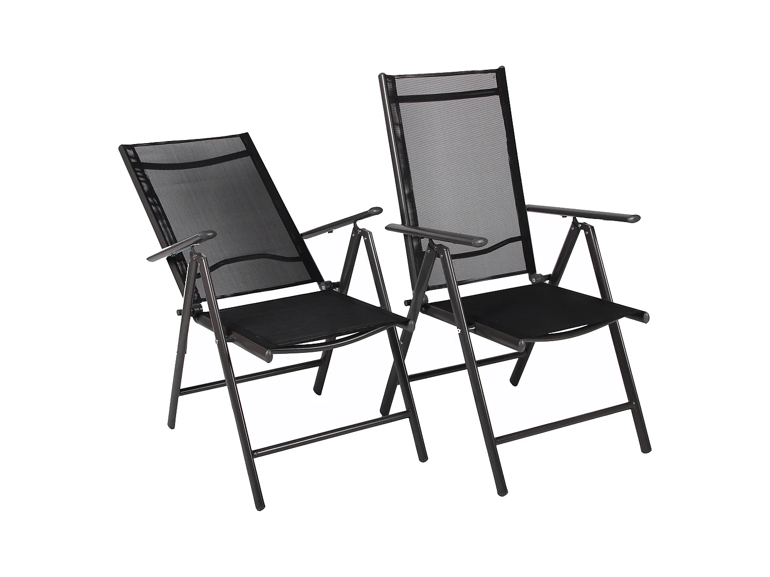 Garden chair Miami Anthracite H. 105 x W. 56 x D. 65 cm