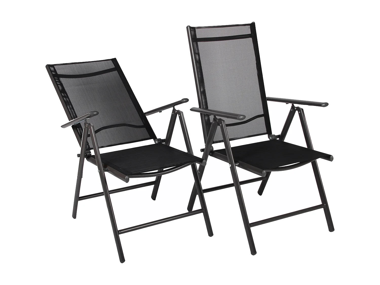 Garden chair Miami Anthracite H. 105 x W. 56 x D. 65 cm