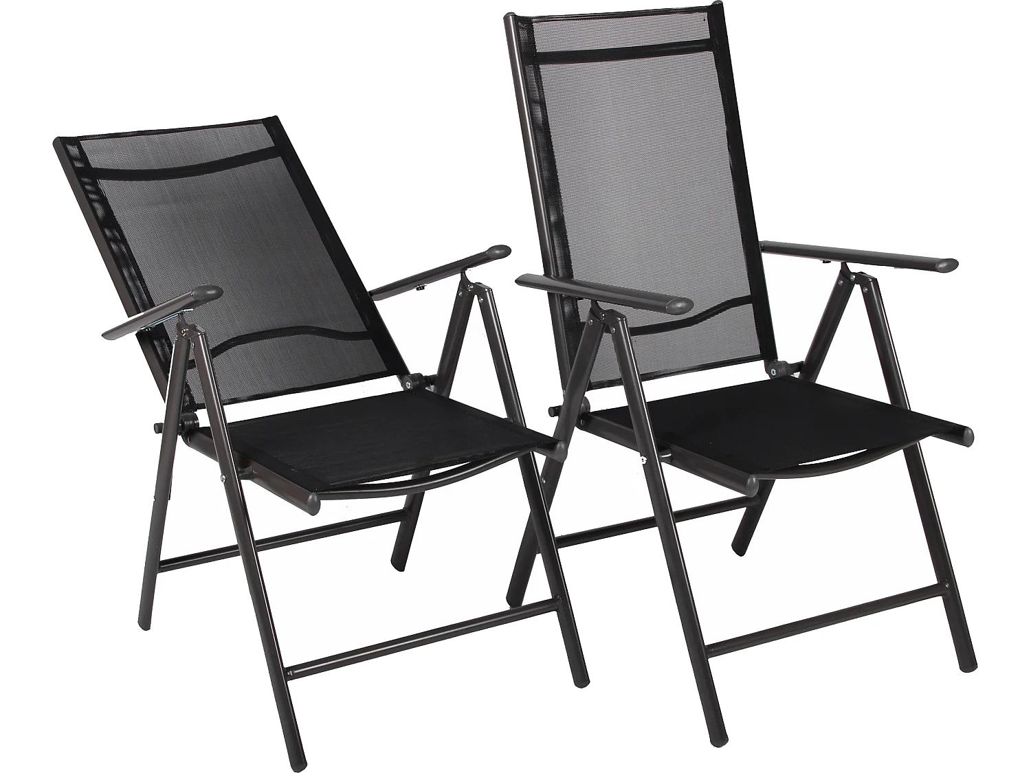 Ensemble de 2 chaises de jardin dossier chaise pliante