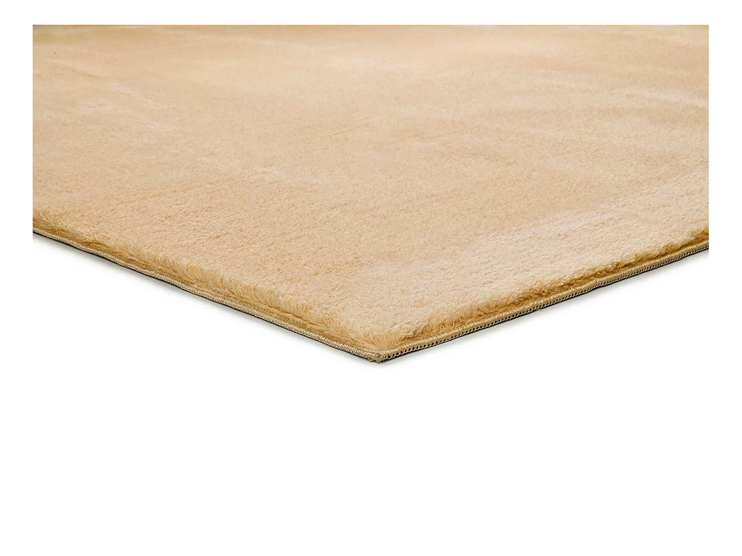 Alfombra lavable antideslizante  - liso - mostaza - 200 x 290 cm - LOFT