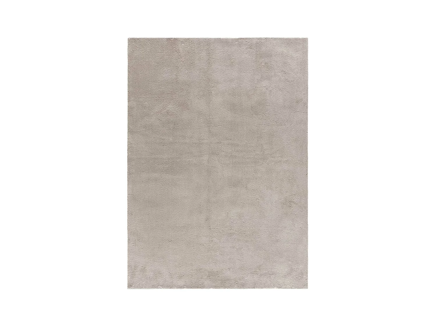 Kurzflorteppich - waschbar und rutschfeste - Einfarbiger - stein - 120x170 cm - LOFT