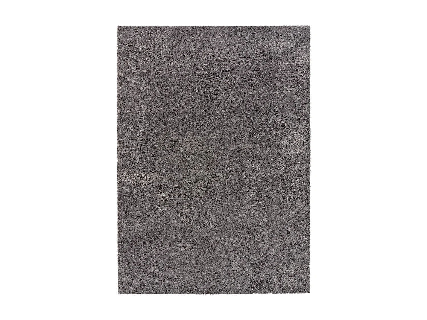 Kurzflorteppich - waschbar und rutschfeste - Einfarbiger - anthrazit - 80x150 cm - LOFT