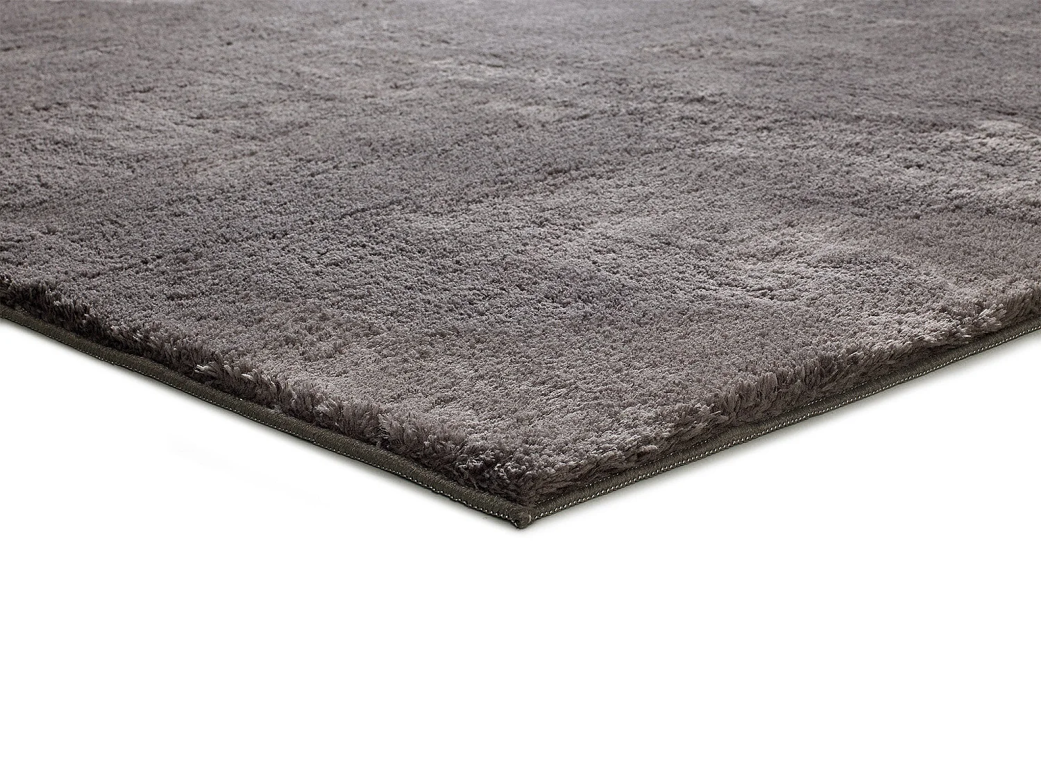 Tapis lavable antidérapant - uni - anthracite - 80 x 150 cm - LOFT