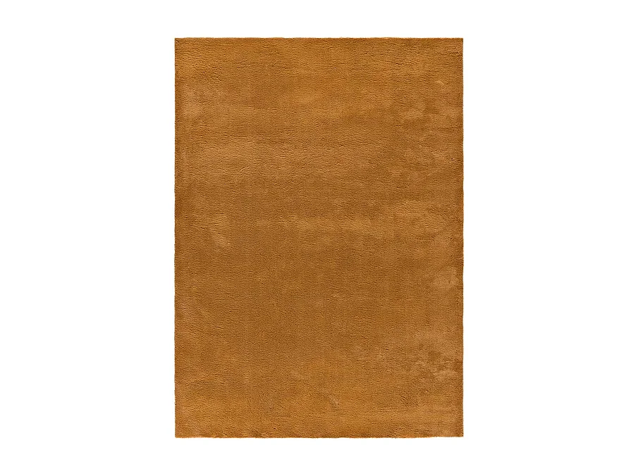 Alfombra lavable antideslizante  - liso - cobre - 200 x 290 cm - LOFT
