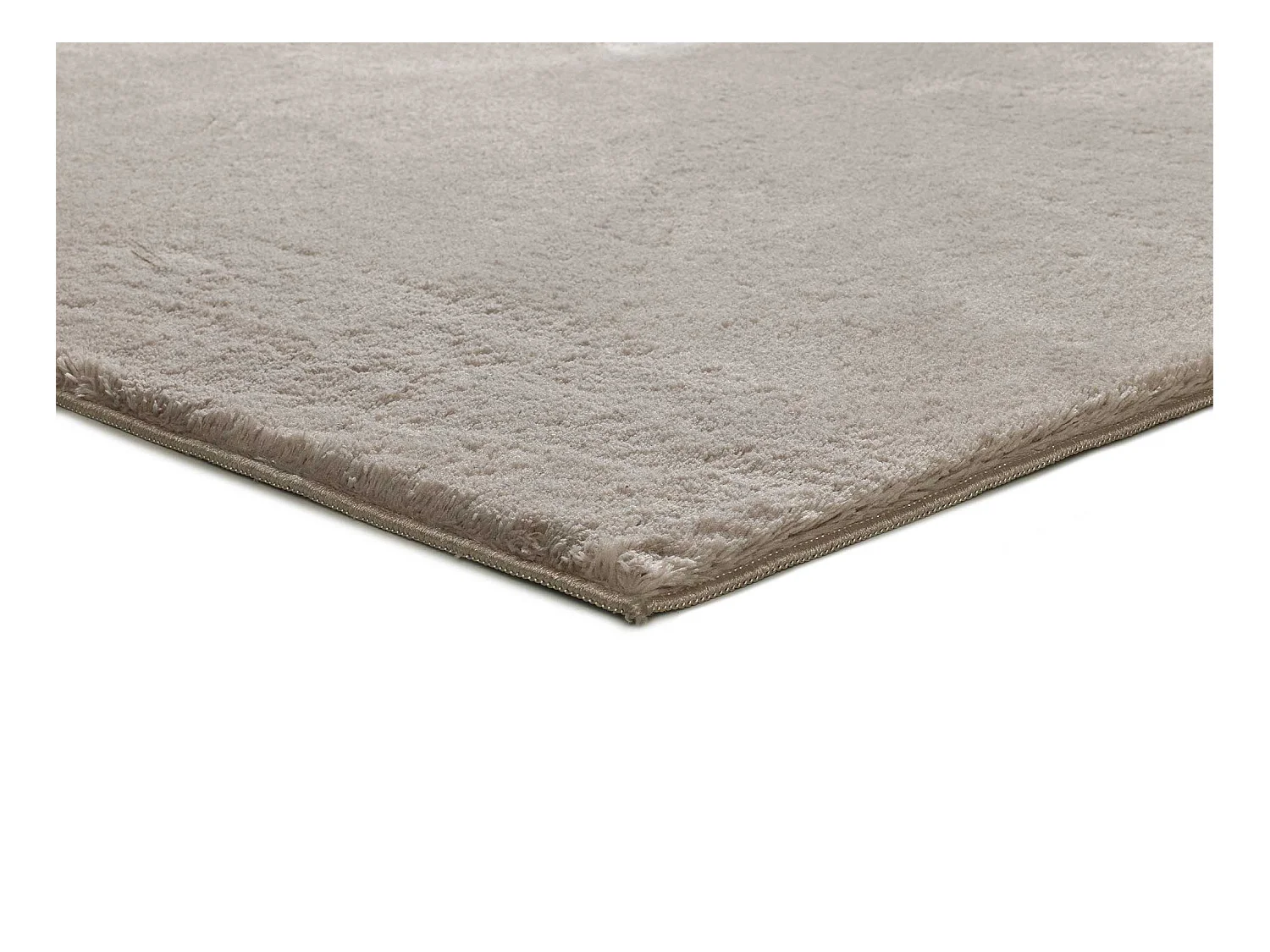 Tapis lavable antidérapant - uni - pierre - 140 x 200 cm - LOFT