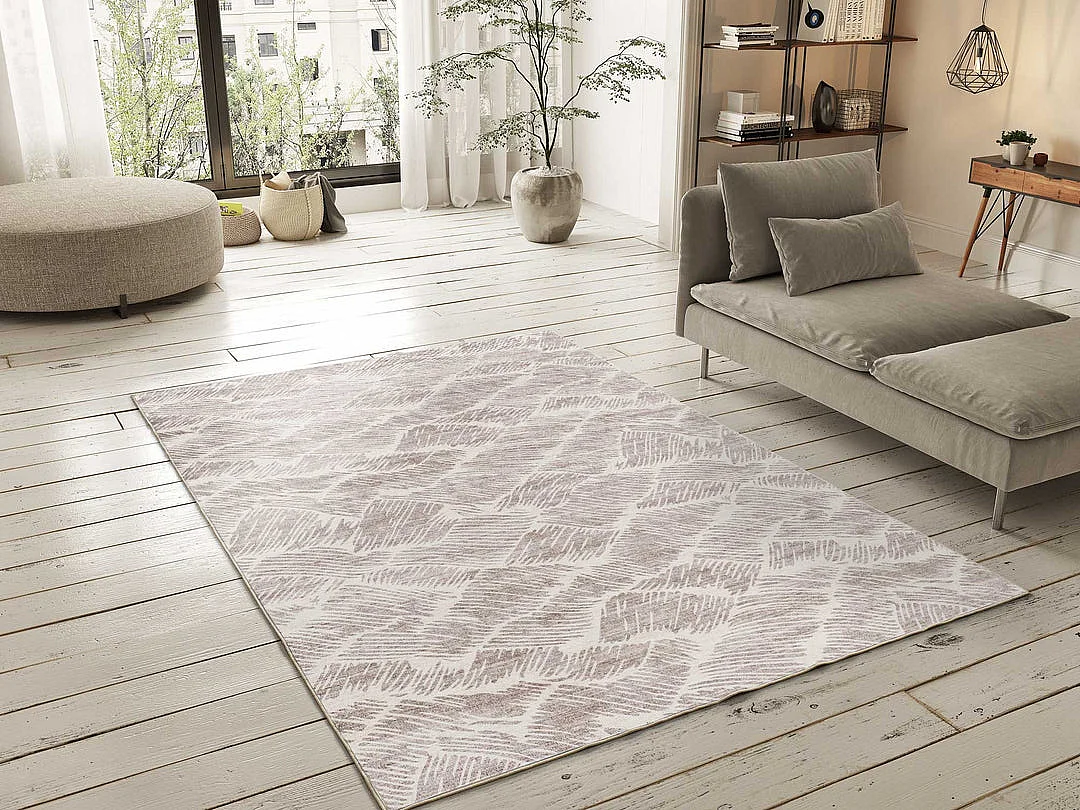 Tapis intérieur - abstrait - beige - 160 x 230 cm - CLASS