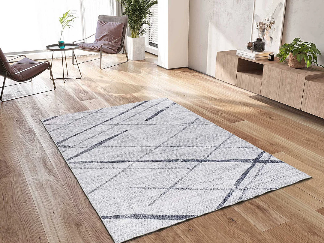 Tapis intérieur - ethnique - gris - 200 x 290 cm - CLASS