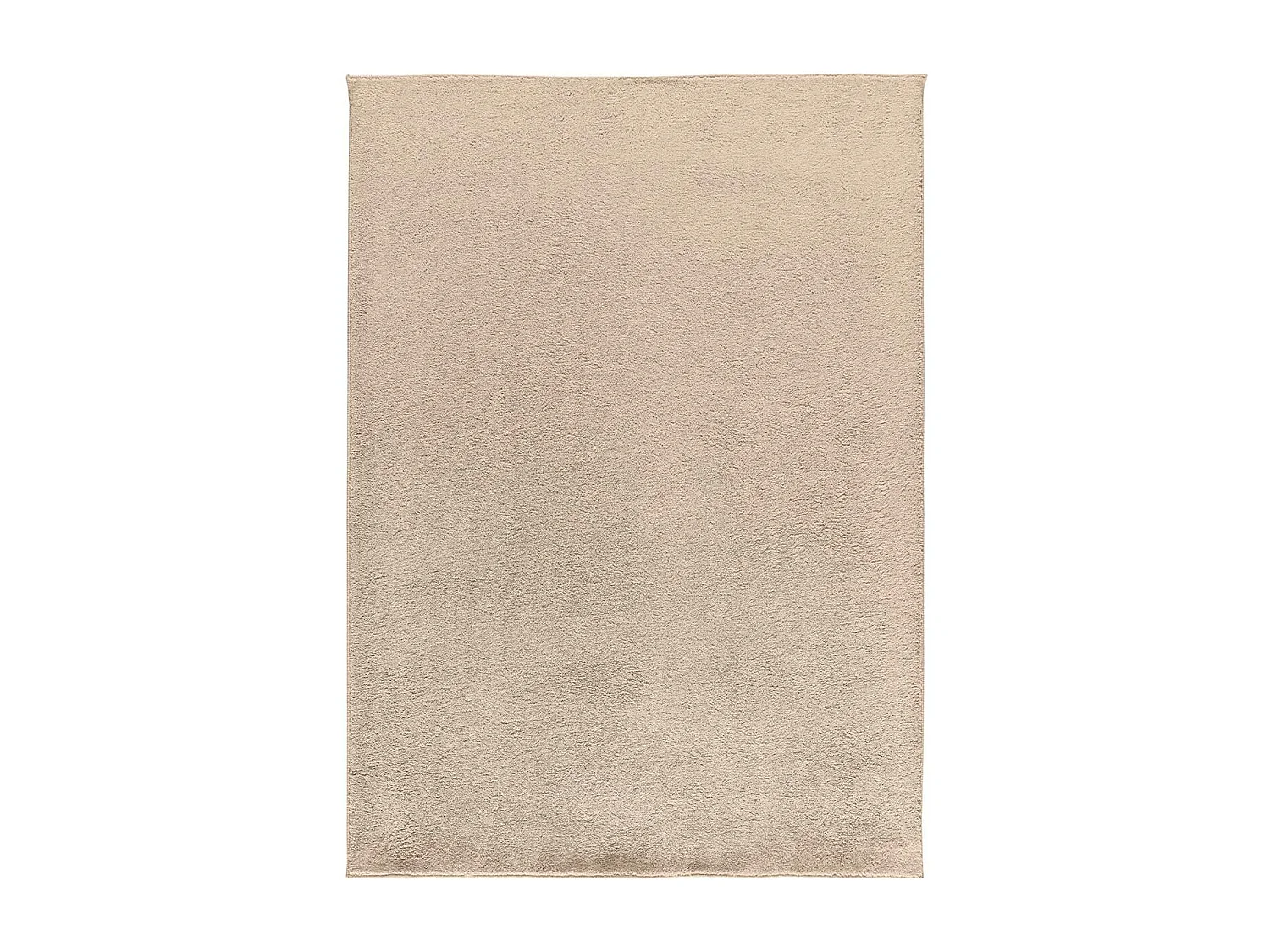 Kurzflorteppiche - Einfarbiger - beige - 80x150 cm - CORALINE