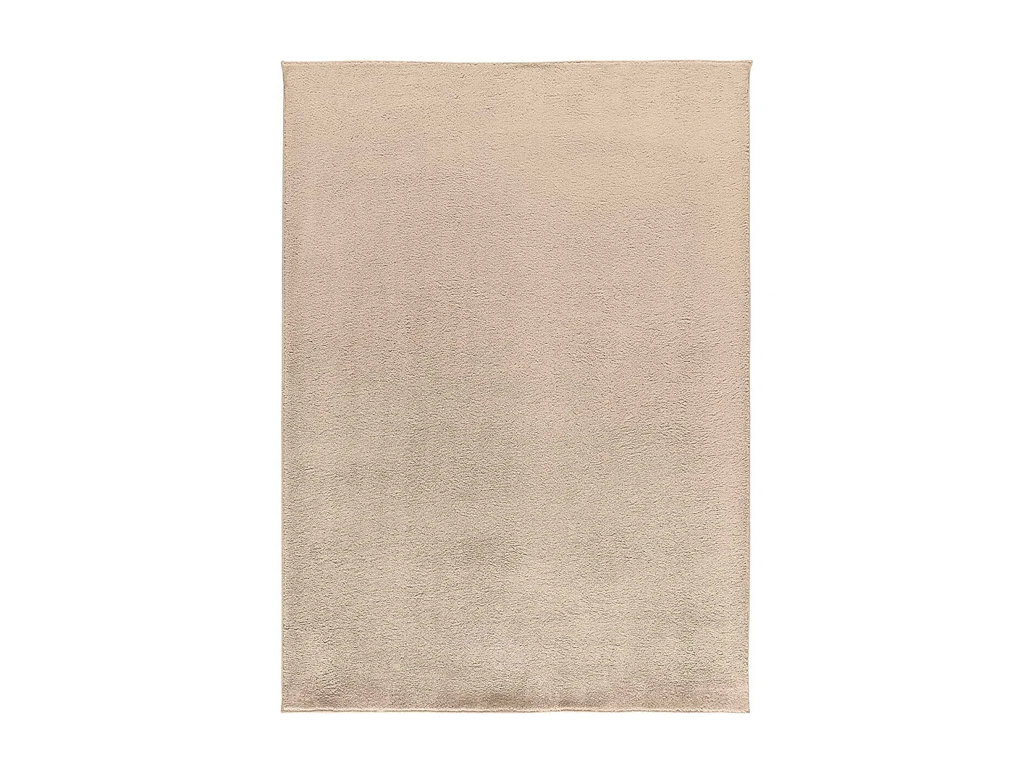 Tapis intérieur - uni - beige - 80 x 150 cm - CORALINE