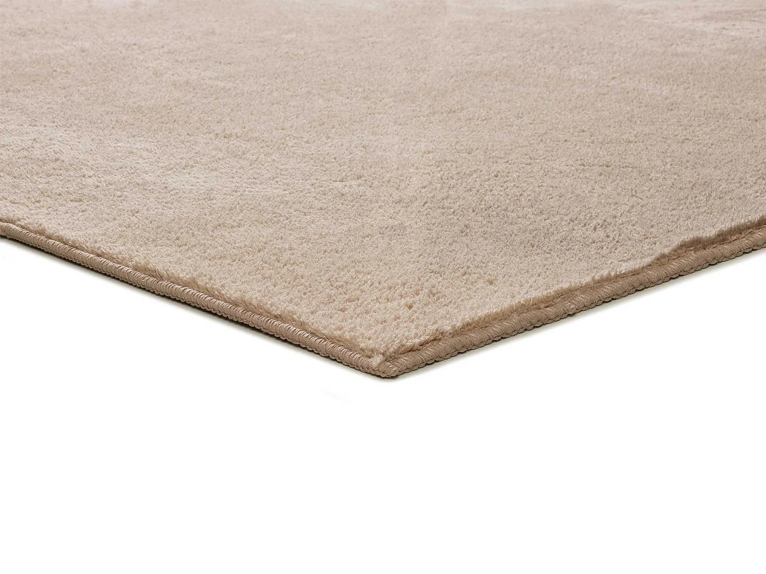 Tapis intérieur - uni - beige - 80 x 150 cm - CORALINE