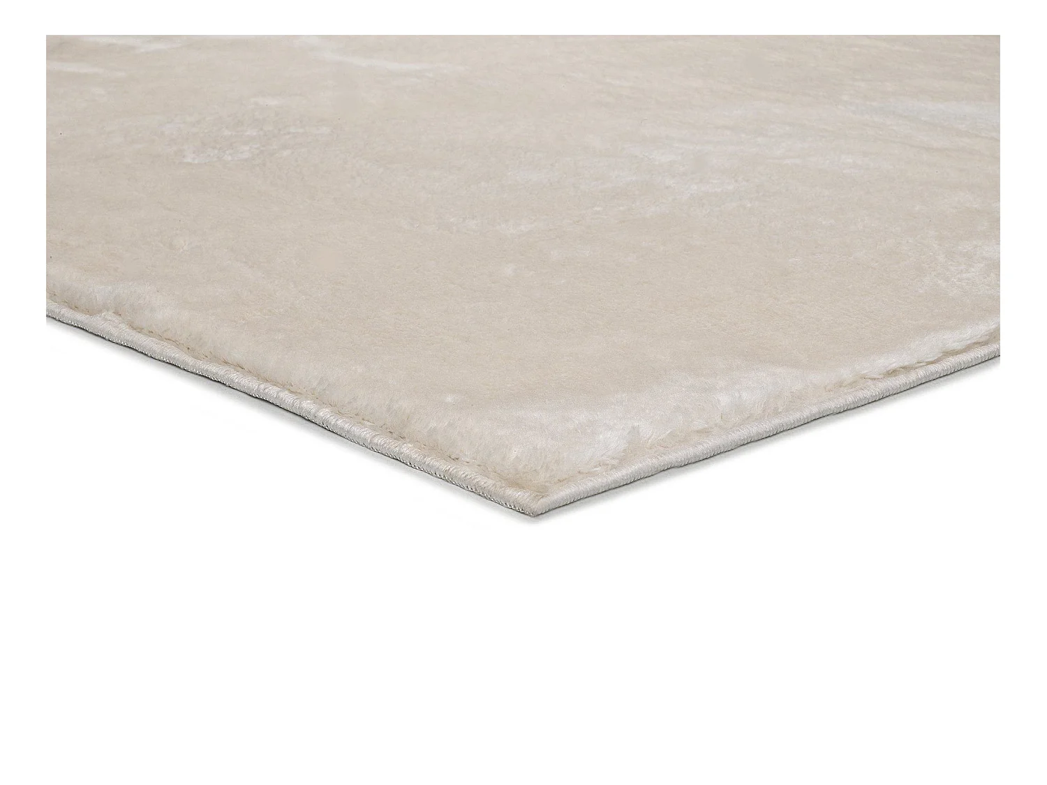 Alfombra lavable antideslizante  - liso - blanco - 80 x 150 cm - LOFT
