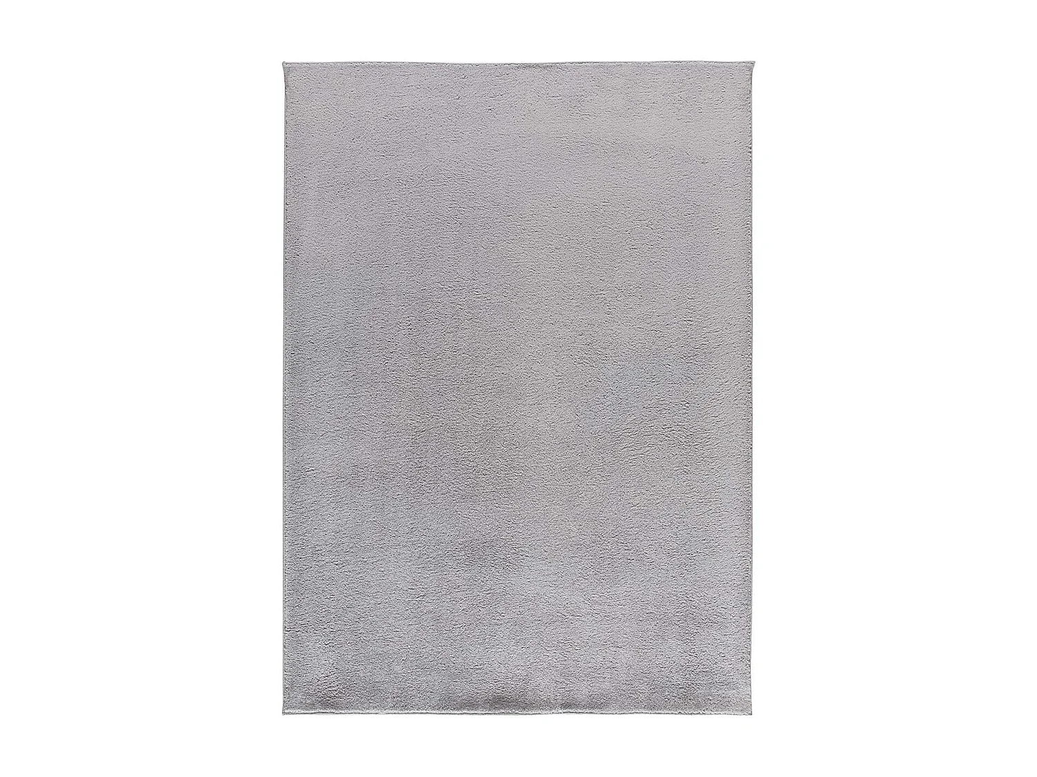 Kurzflorteppiche - Einfarbiger - silber - 120x170 cm - CORALINE