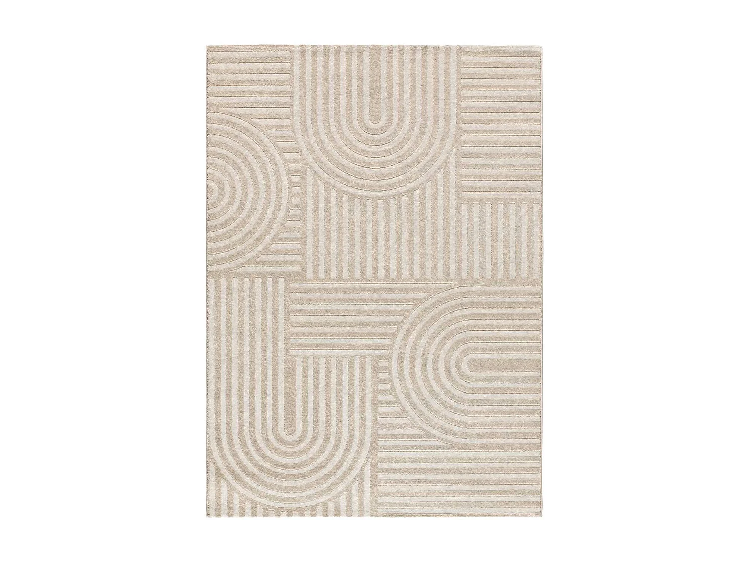 Tapis intérieur - scandinave - blanc - 160 x 230 cm - ZEN