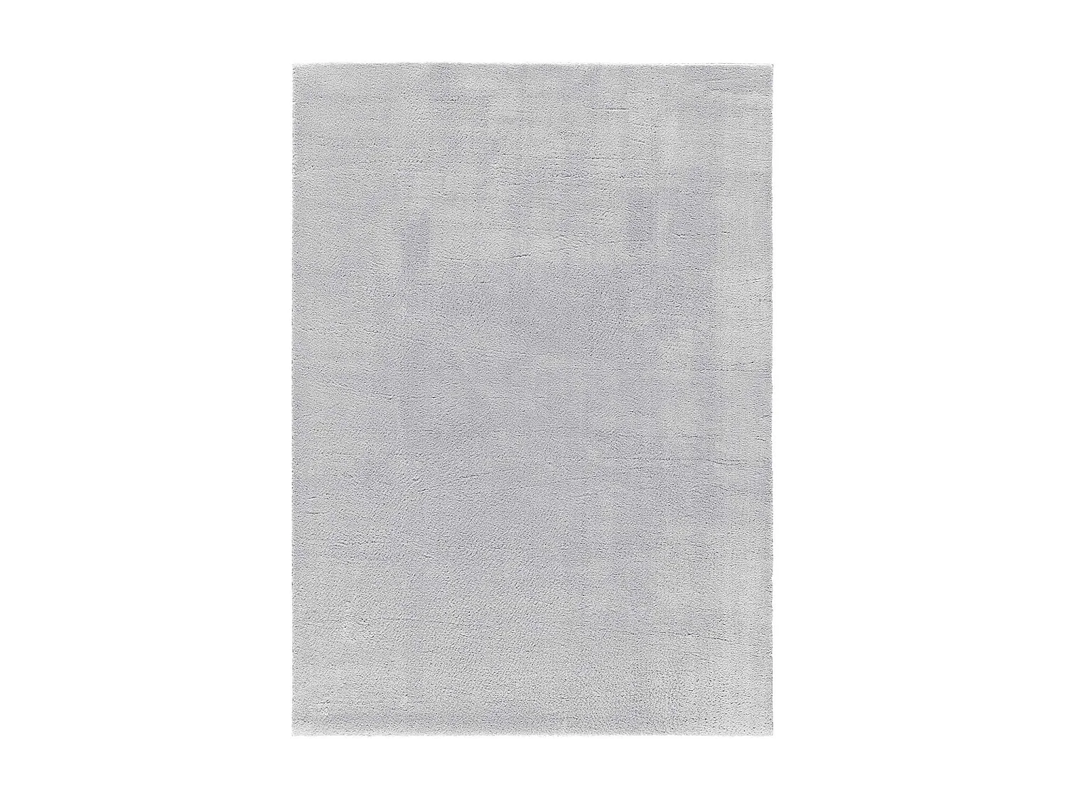 Alfombra lavable antideslizante  - liso - plata - 140 x 200 cm - LOFT