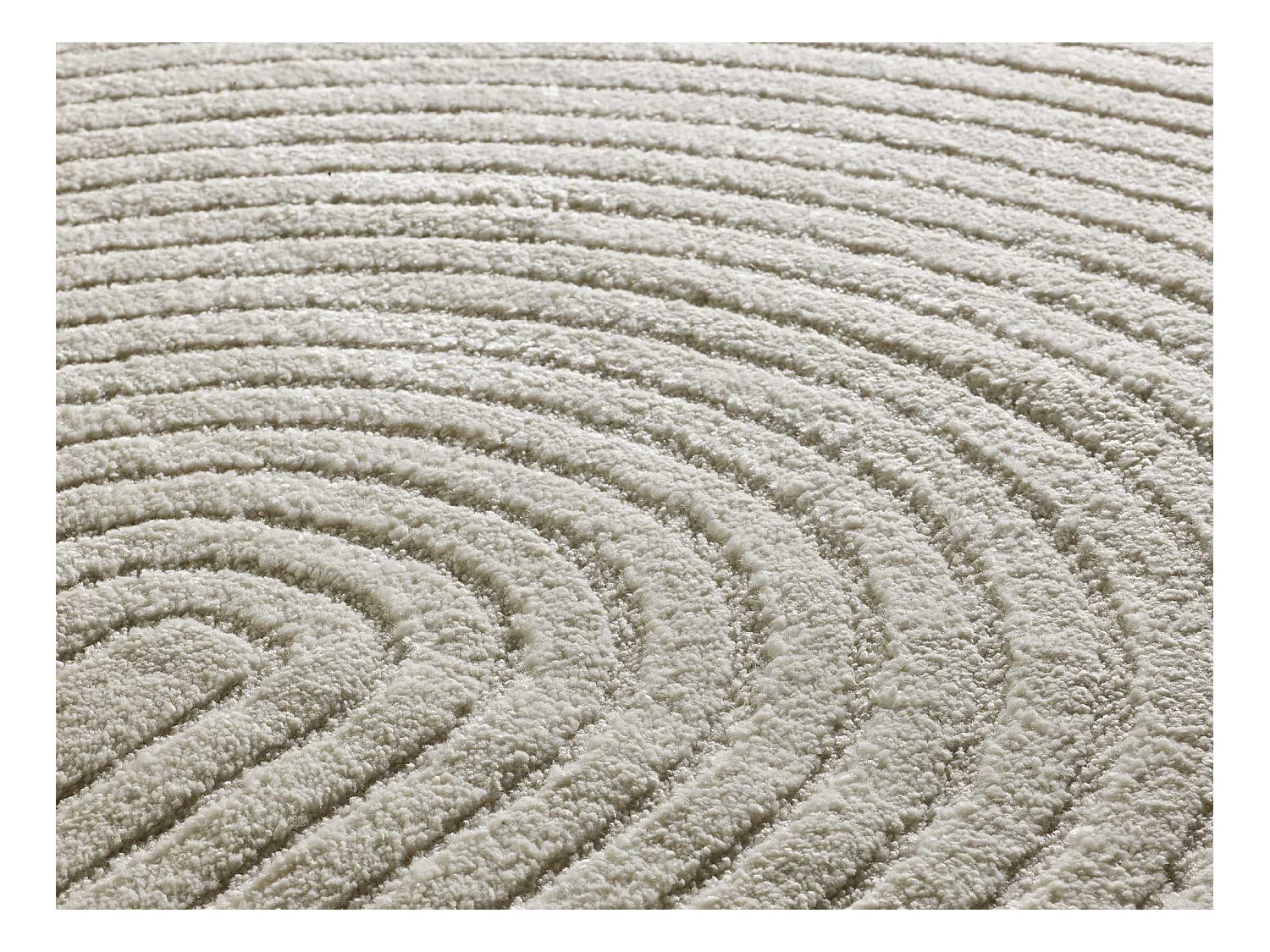 Tappeto interno - geometrico in rilievo - crema - 120 x 170 cm - VERONA