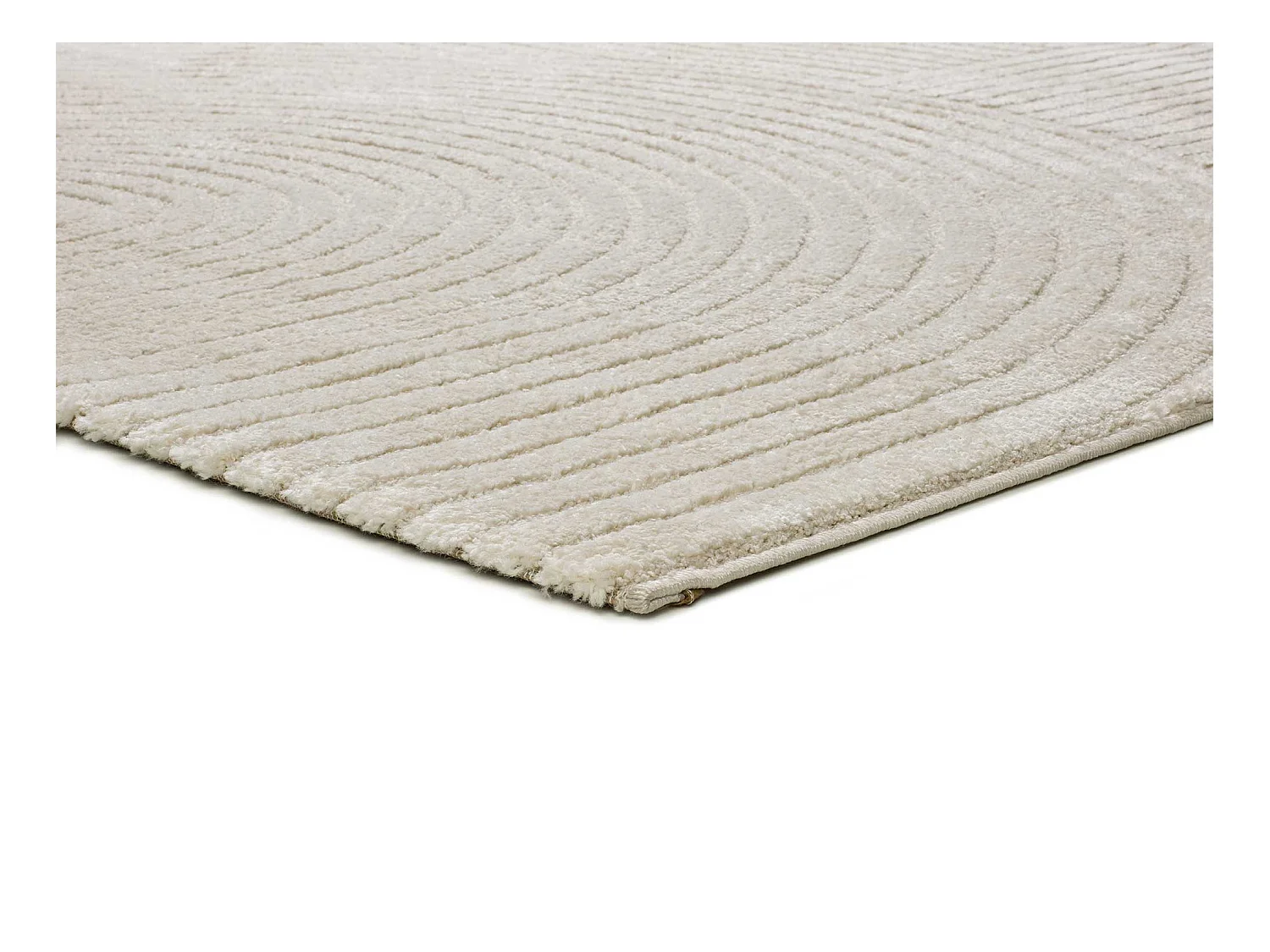 Tappeto interno - geometrico in rilievo - crema - 120 x 170 cm - VERONA