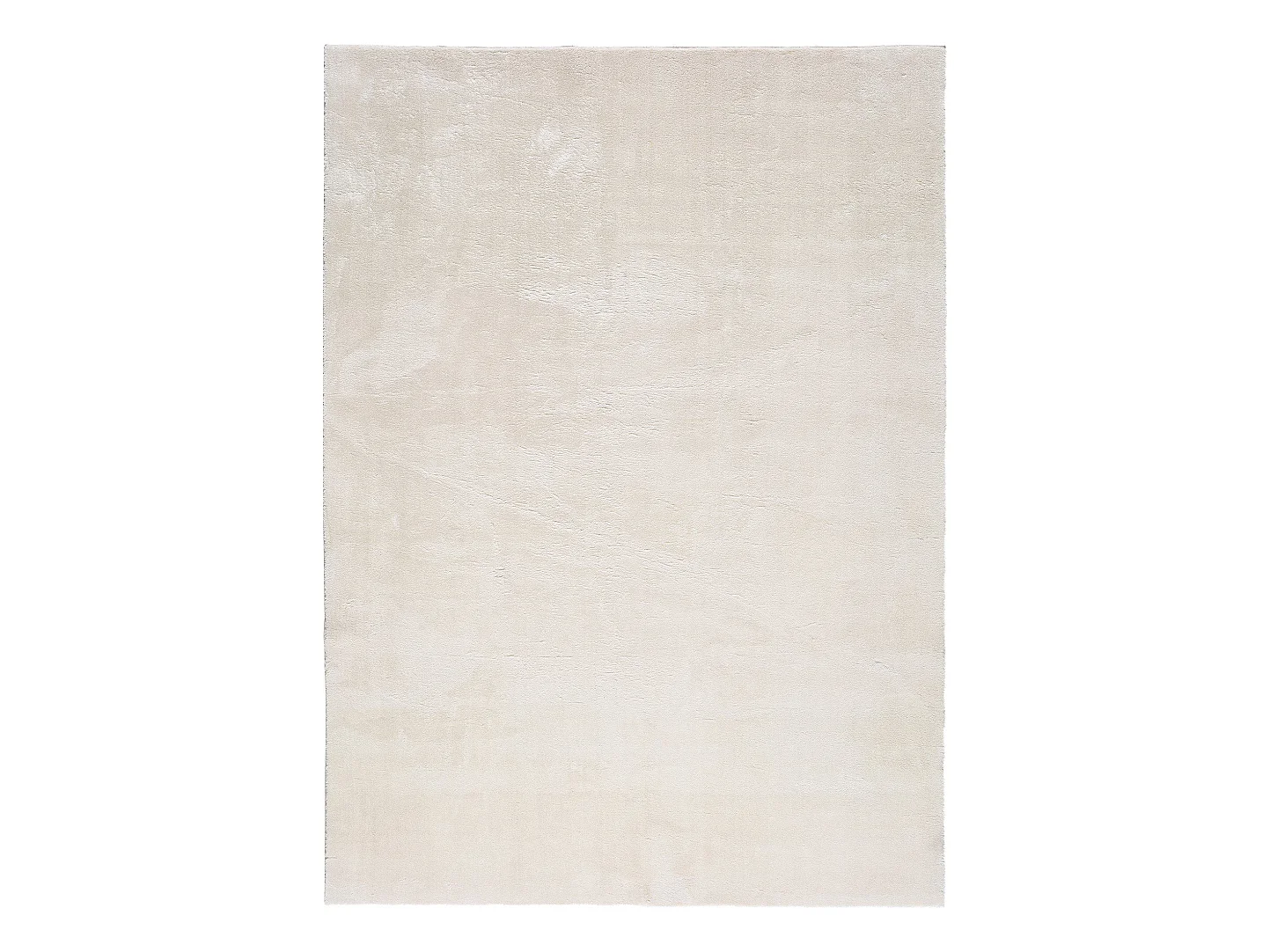 Alfombra lavable antideslizante  - liso - blanco - 120 x 170 cm - LOFT