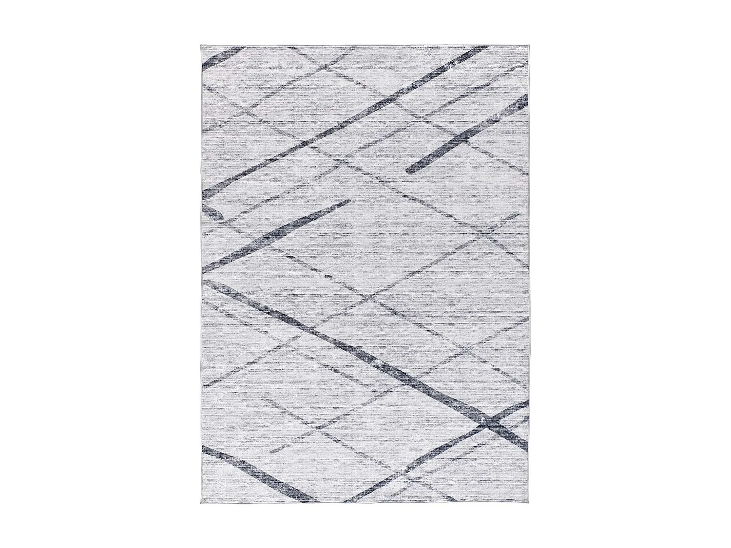 Kurzflorteppiche - ethnisch - grau - 80x150 cm - CLASS