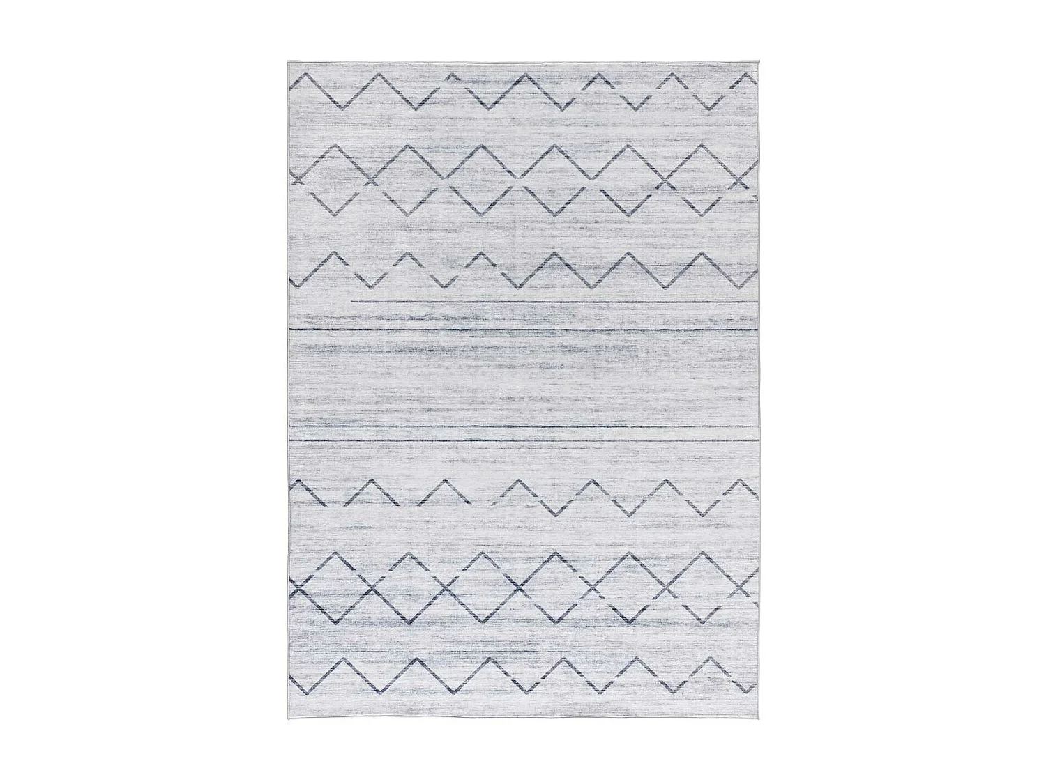 Kurzflorteppiche - ethnisch - grau - 140x200 cm - CLASS