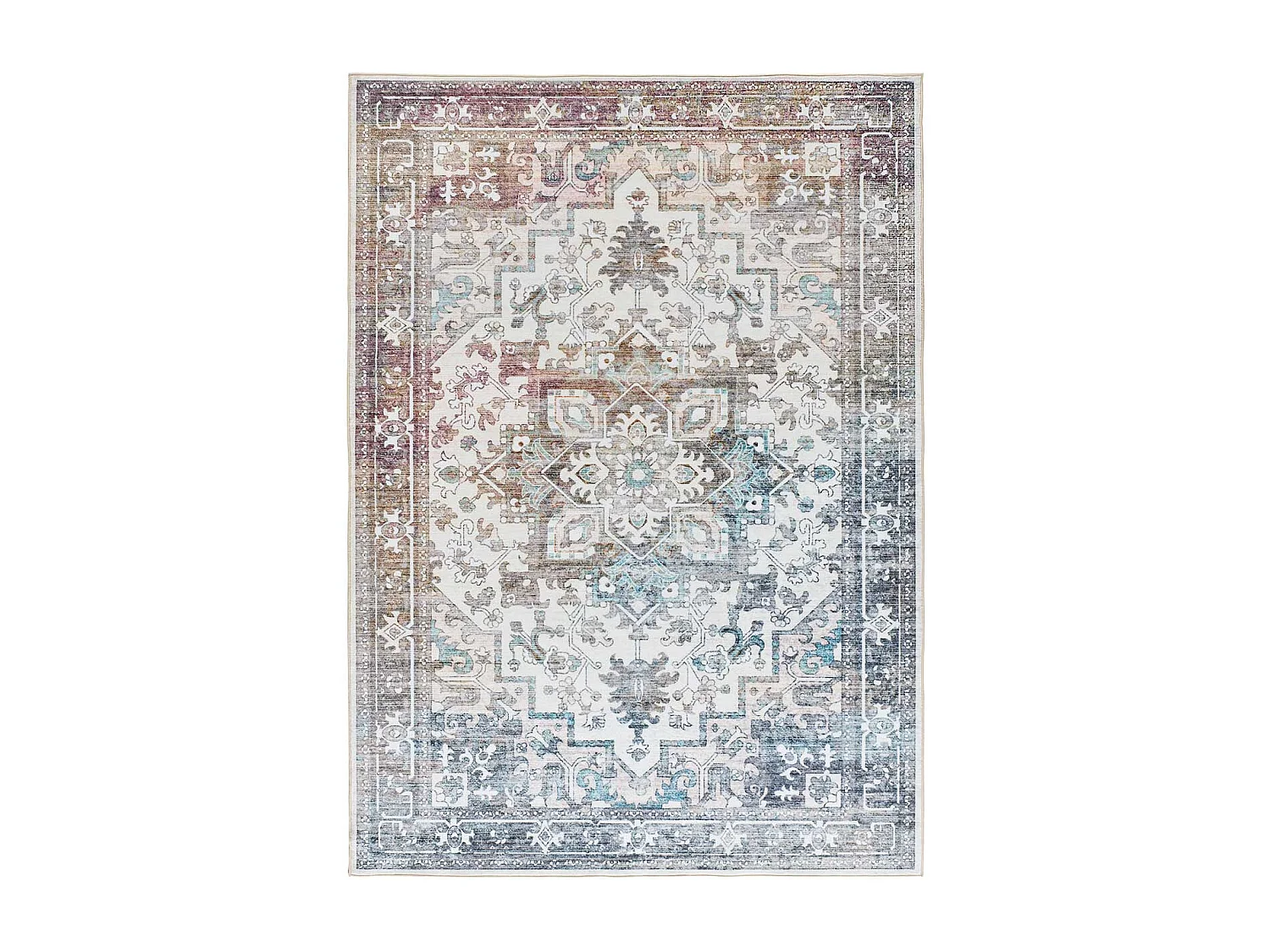 Tapis intérieur - vintage - multicolore - 140 x 200 cm - CLASS