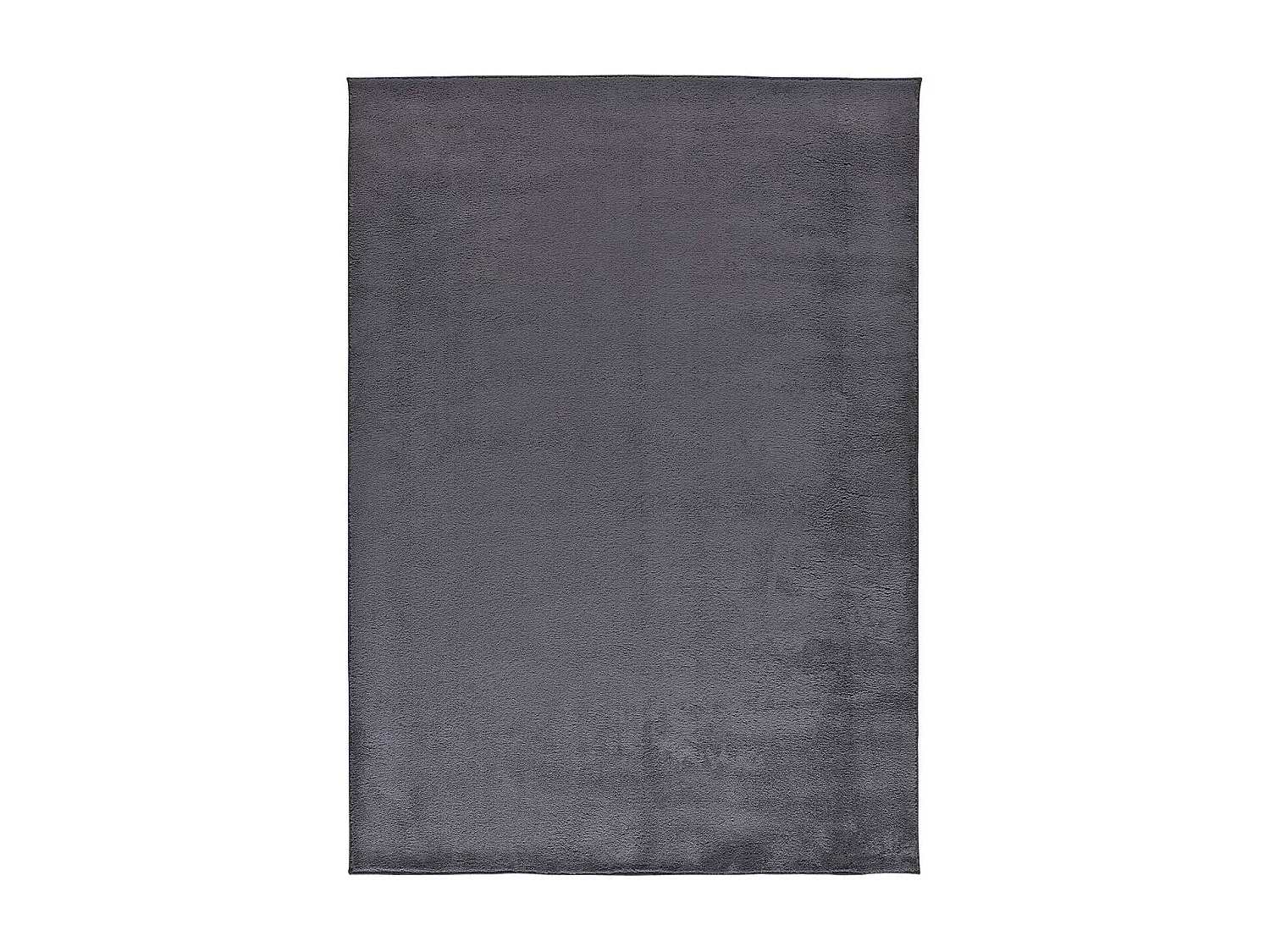 Kurzflorteppiche - Einfarbiger - anthrazit - 80x150 cm - CORALINE