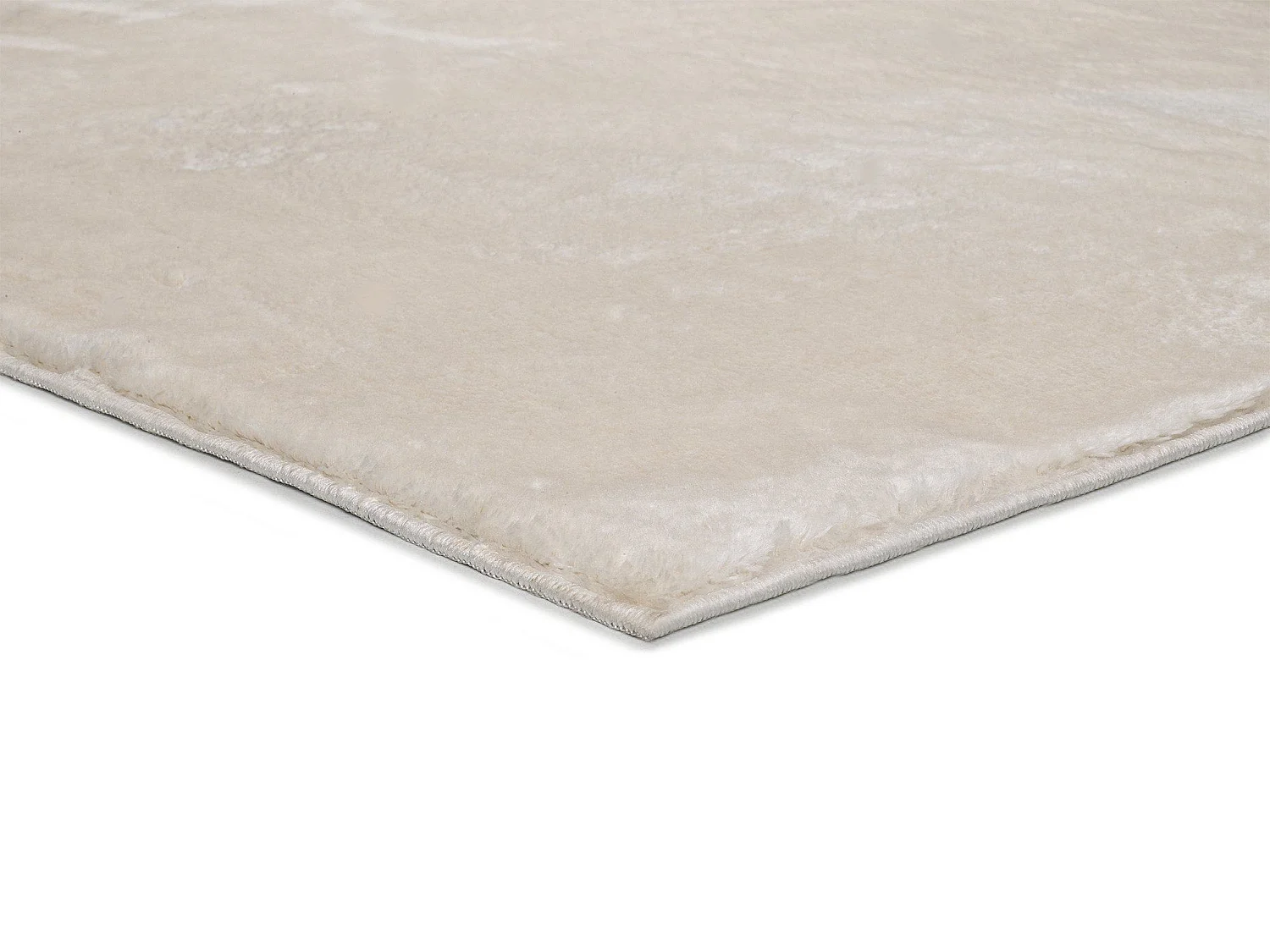 Tapis lavable antidérapant - uni - blanc - 200 x 290 cm - LOFT