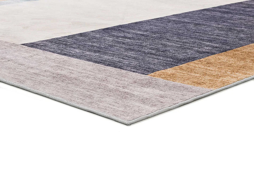 Tapis intérieur - géométrique - multicolore - 140 x 200 cm - CLASS