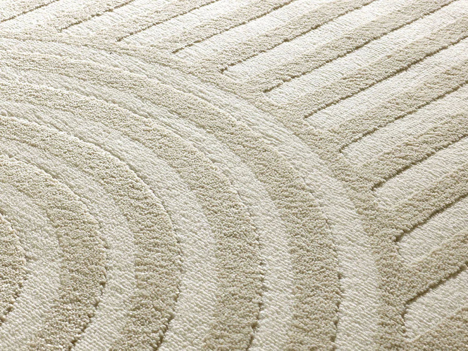 Alfombra interior  - escandinavo - blanco - 133 x 190 cm - ZEN