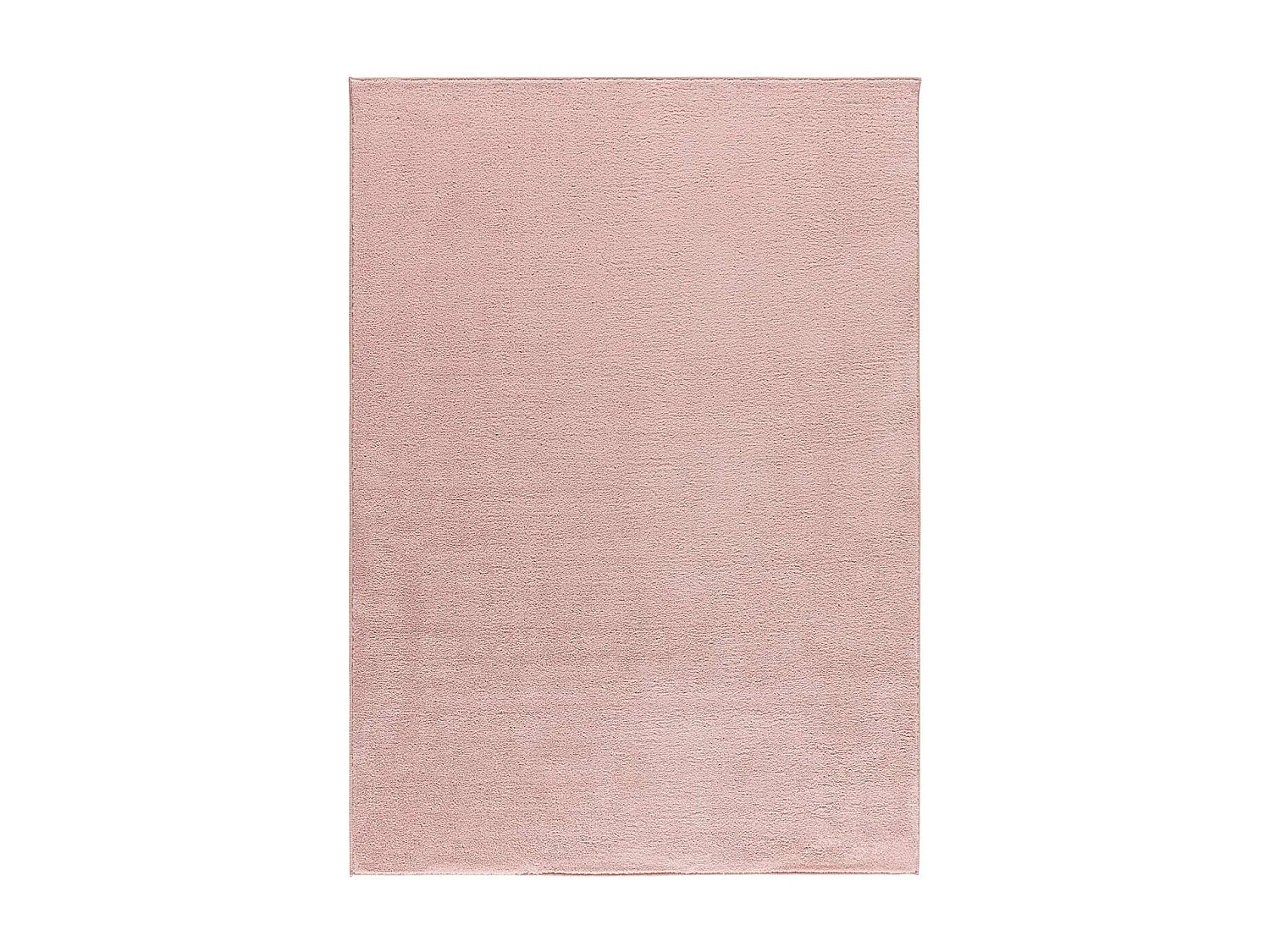 Kurzflorteppiche - Einfarbiger - rosa - 80x150 cm - CORALINE