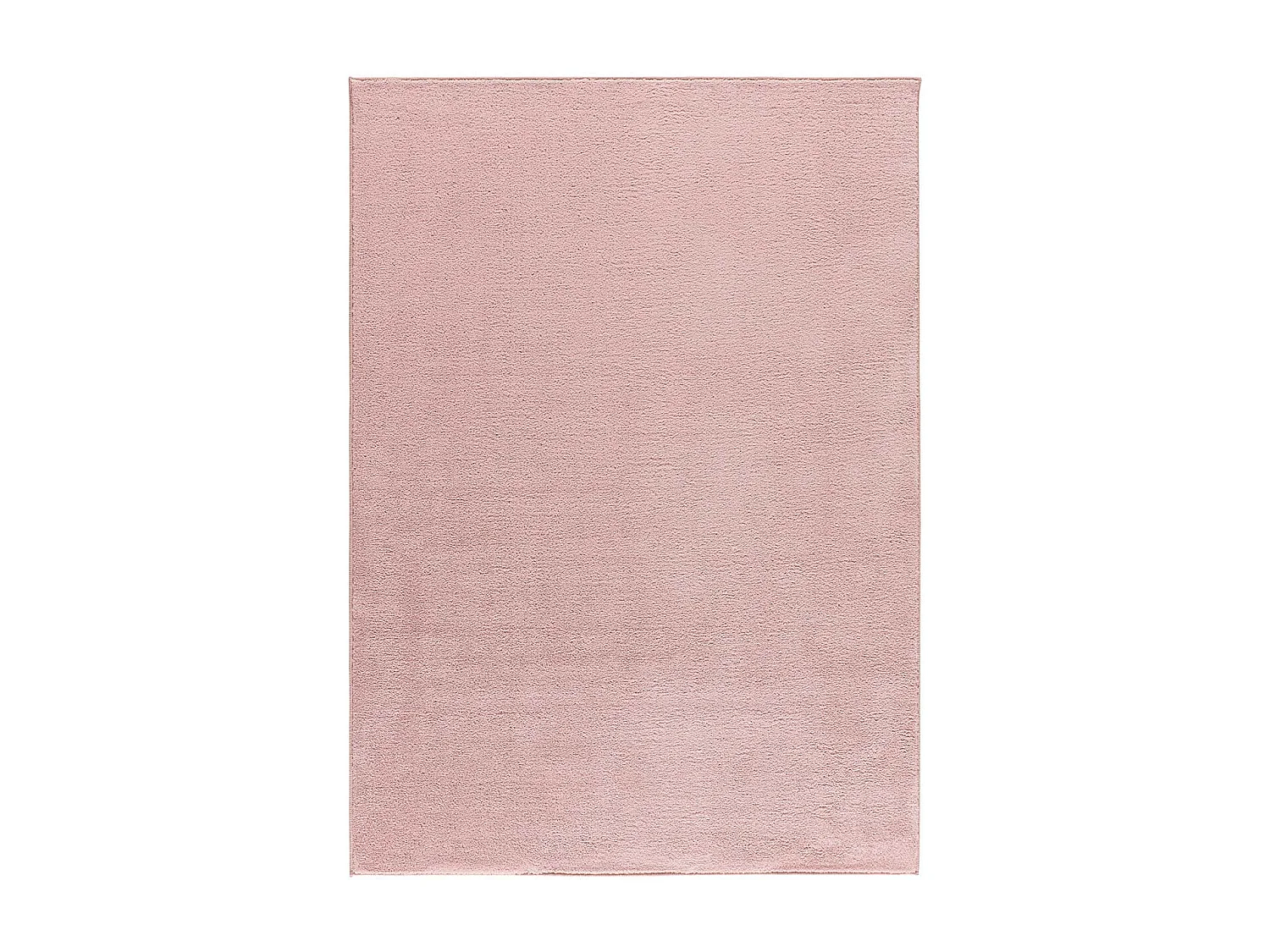 Tapis intérieur - uni - rose - 80 x 150 cm - CORALINE