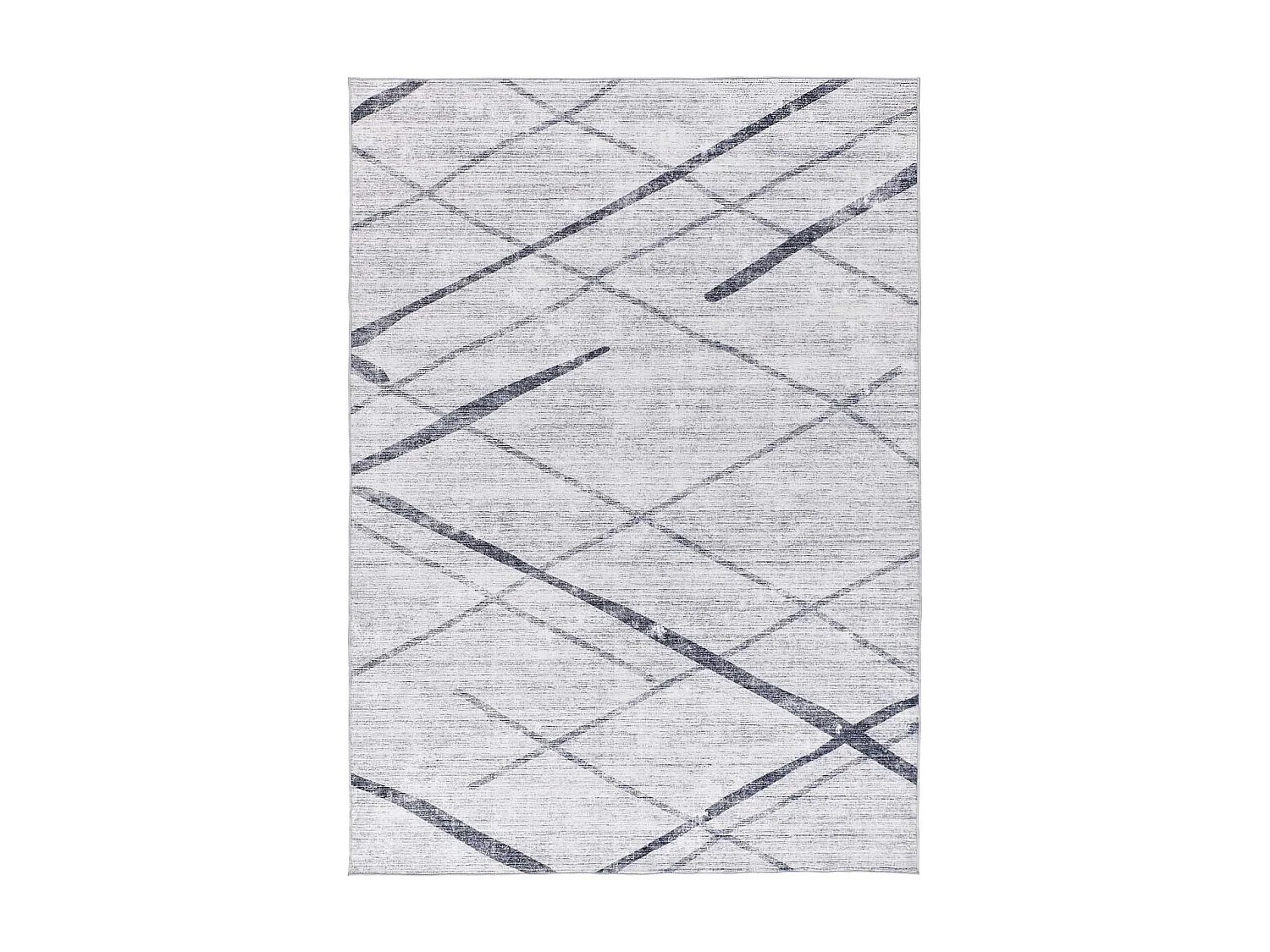 Alfombra interior  - étnico - gris - 140 x 200 cm - CLASS