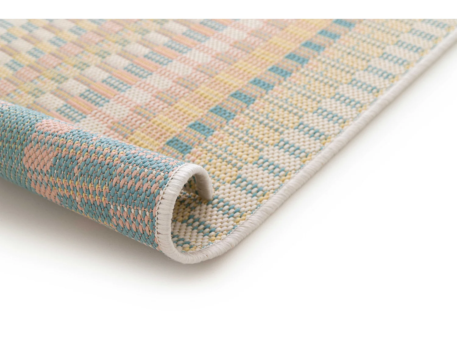 Indoor-Outdoor Teppich - geometrisch - mehrfarbig - 120x170 cm - MANILA