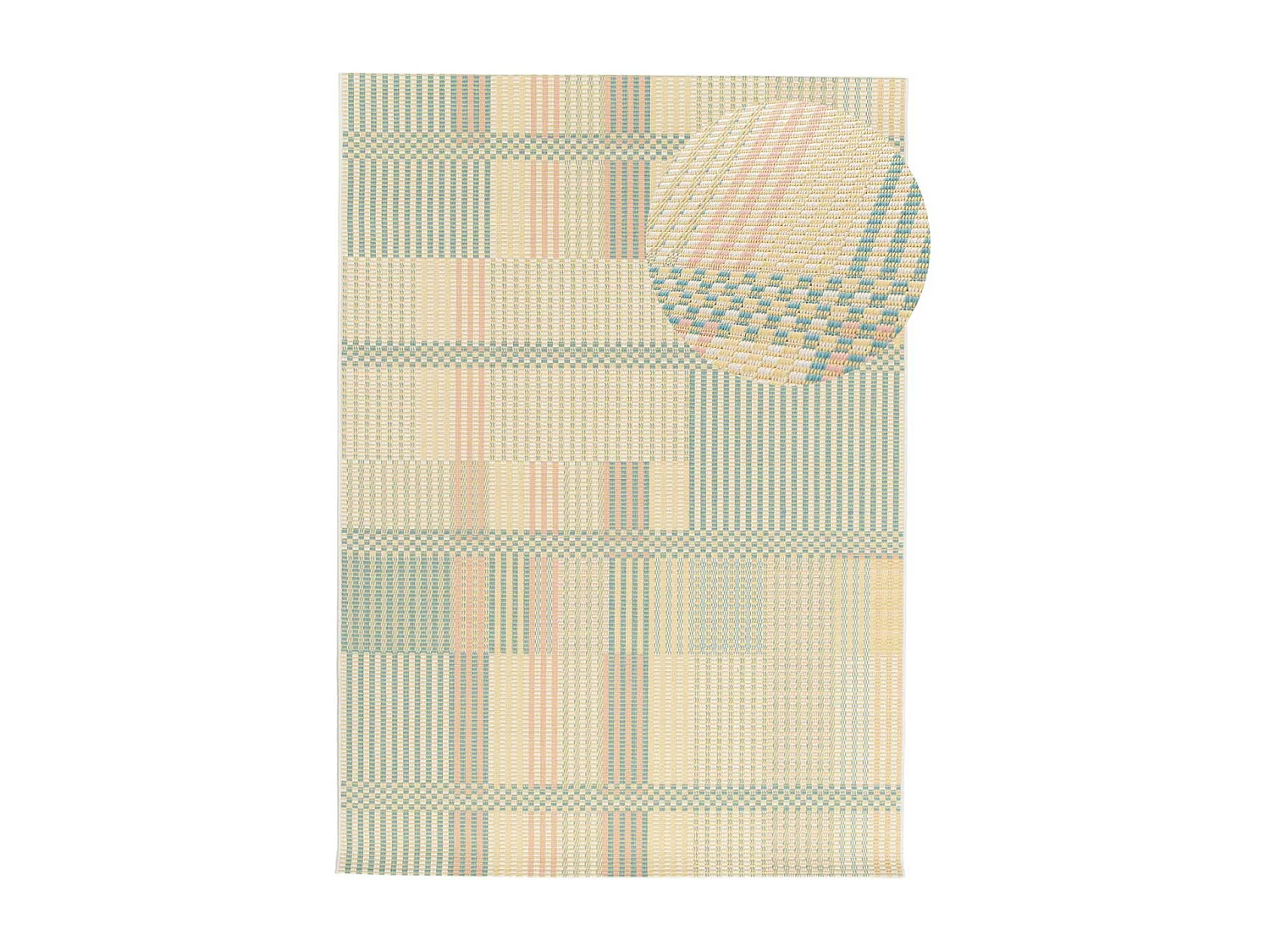 Indoor-Outdoor Teppich - geometrisch - mehrfarbig - 160x230 cm - MANILA