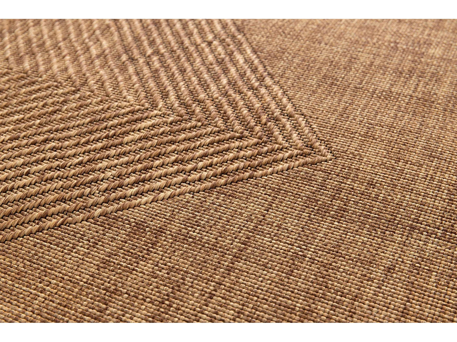 Tappeto esterior - geometrico in juta - naturale - 120 x 170 cm - GUINEA