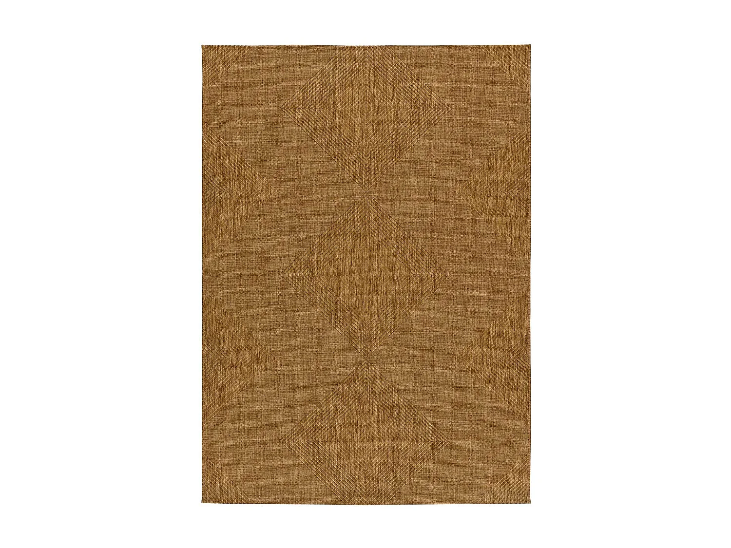 Alfombra exterior  - geométrico aspecto yute - natural - 120 x 170 cm - GUINEA