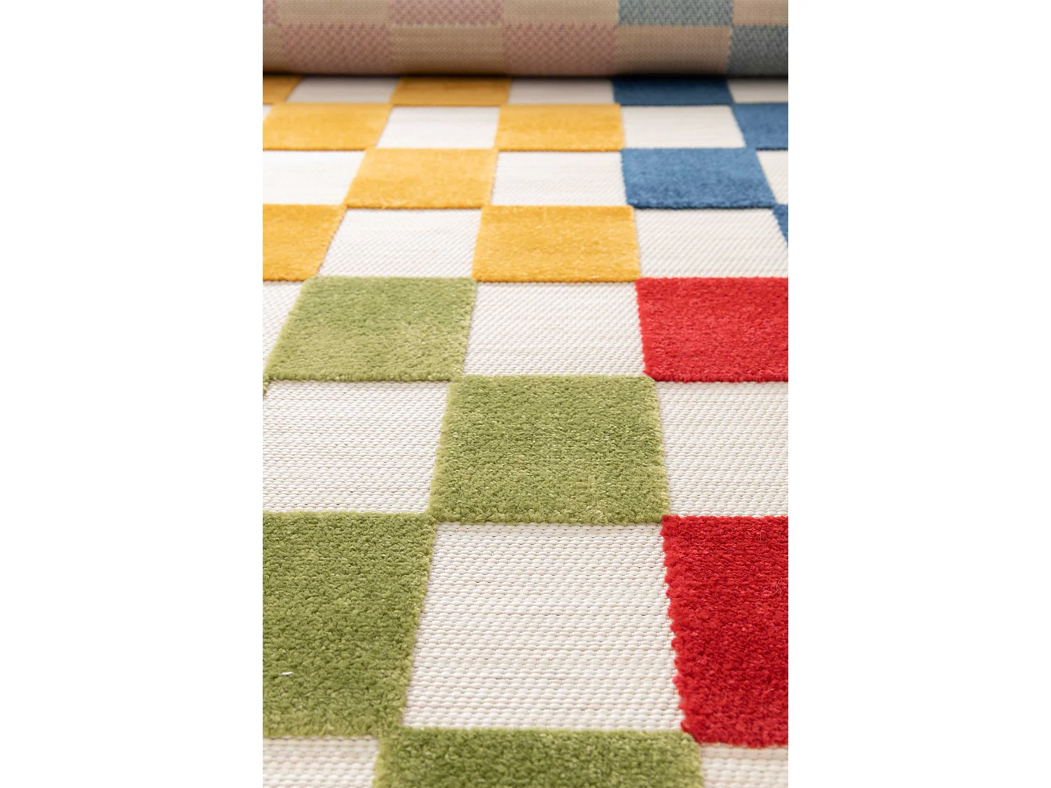 Indoor-Outdoor Teppich - geometrisch mit relief - mehrfarbig - 120x170 cm - MILA