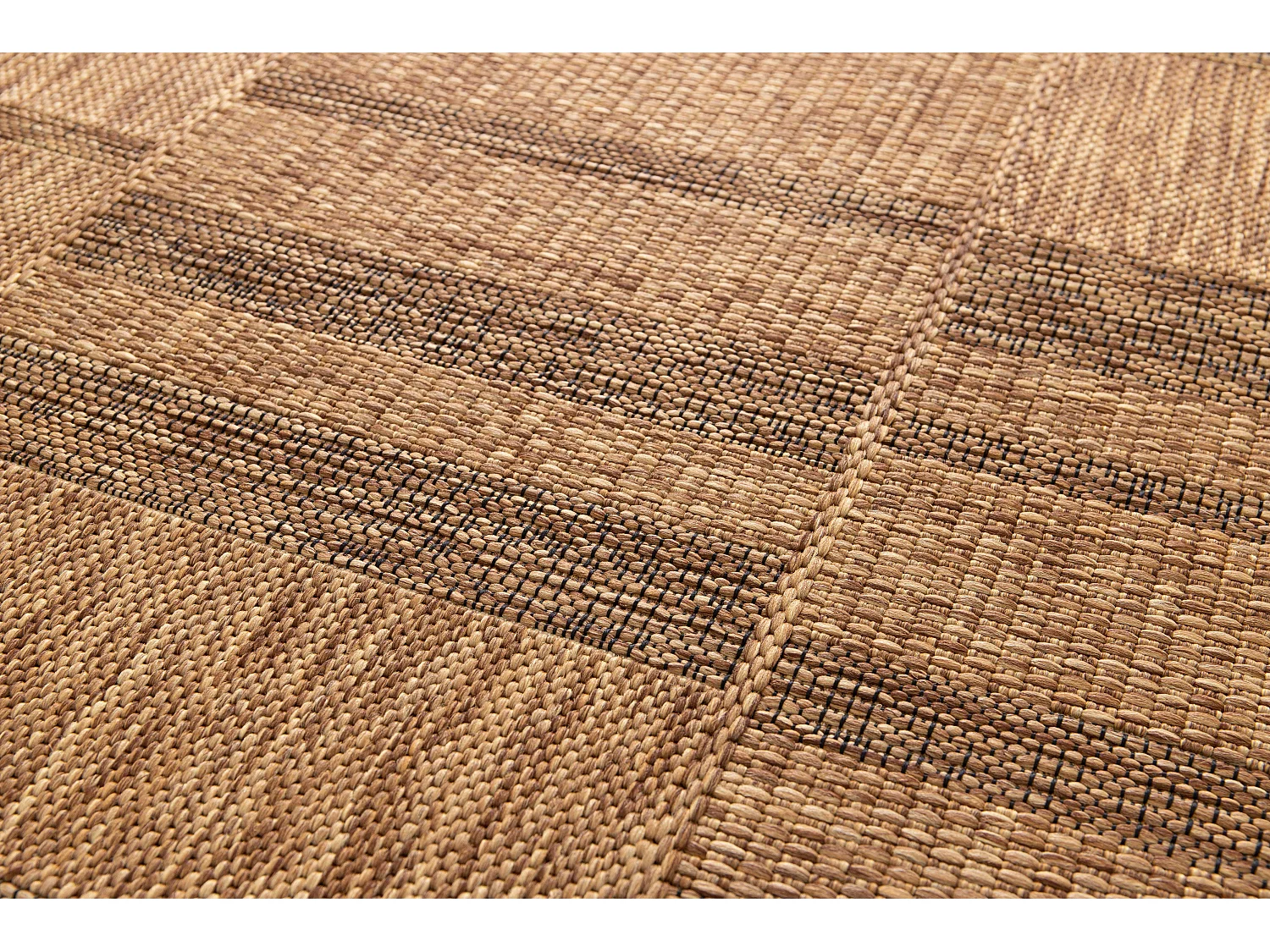 Tappeto esterior - geometrico in juta - naturale - 160 x 230 cm - GUINEA