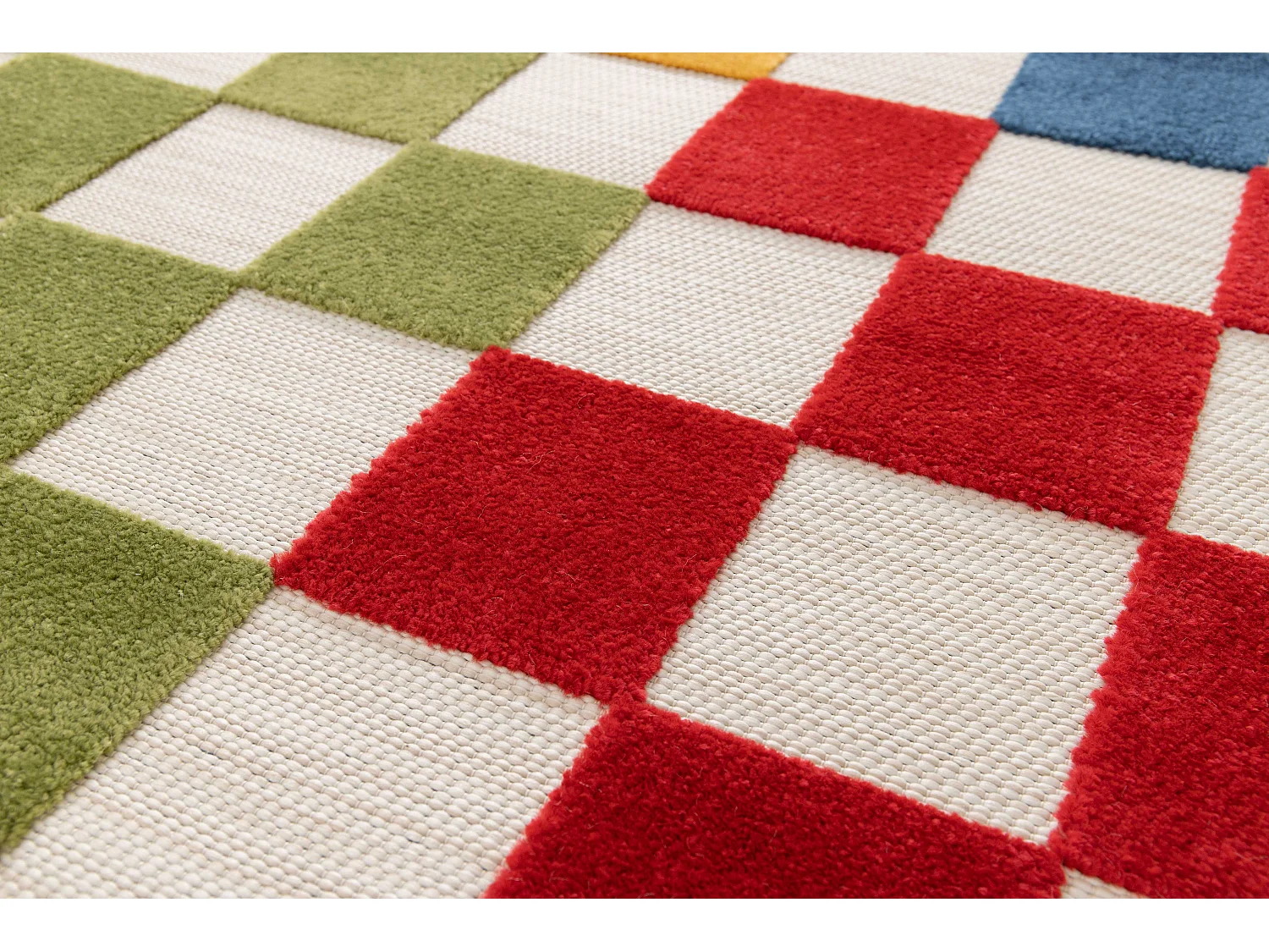 Alfombra exterior  - geométrico con relieve - multicolor - 160 x 230 cm - MILA