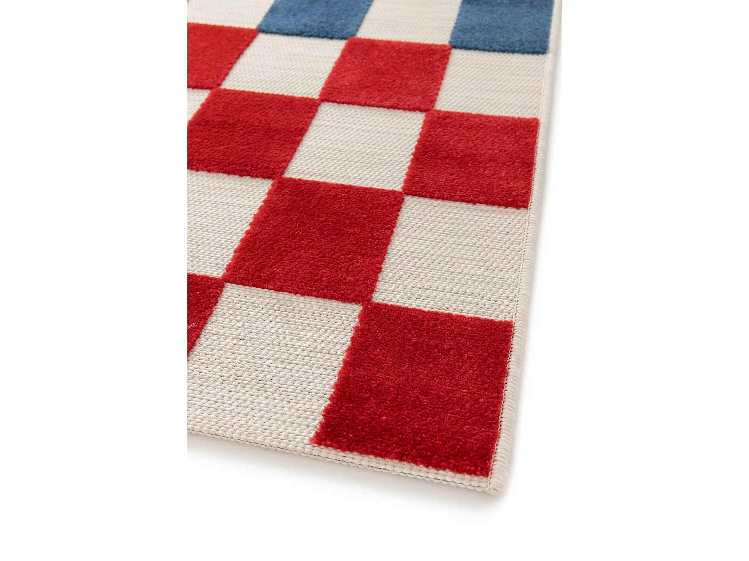 Tappeto esterior - geometrico in rilievo - multicolore - 80 x 150 cm - MILA