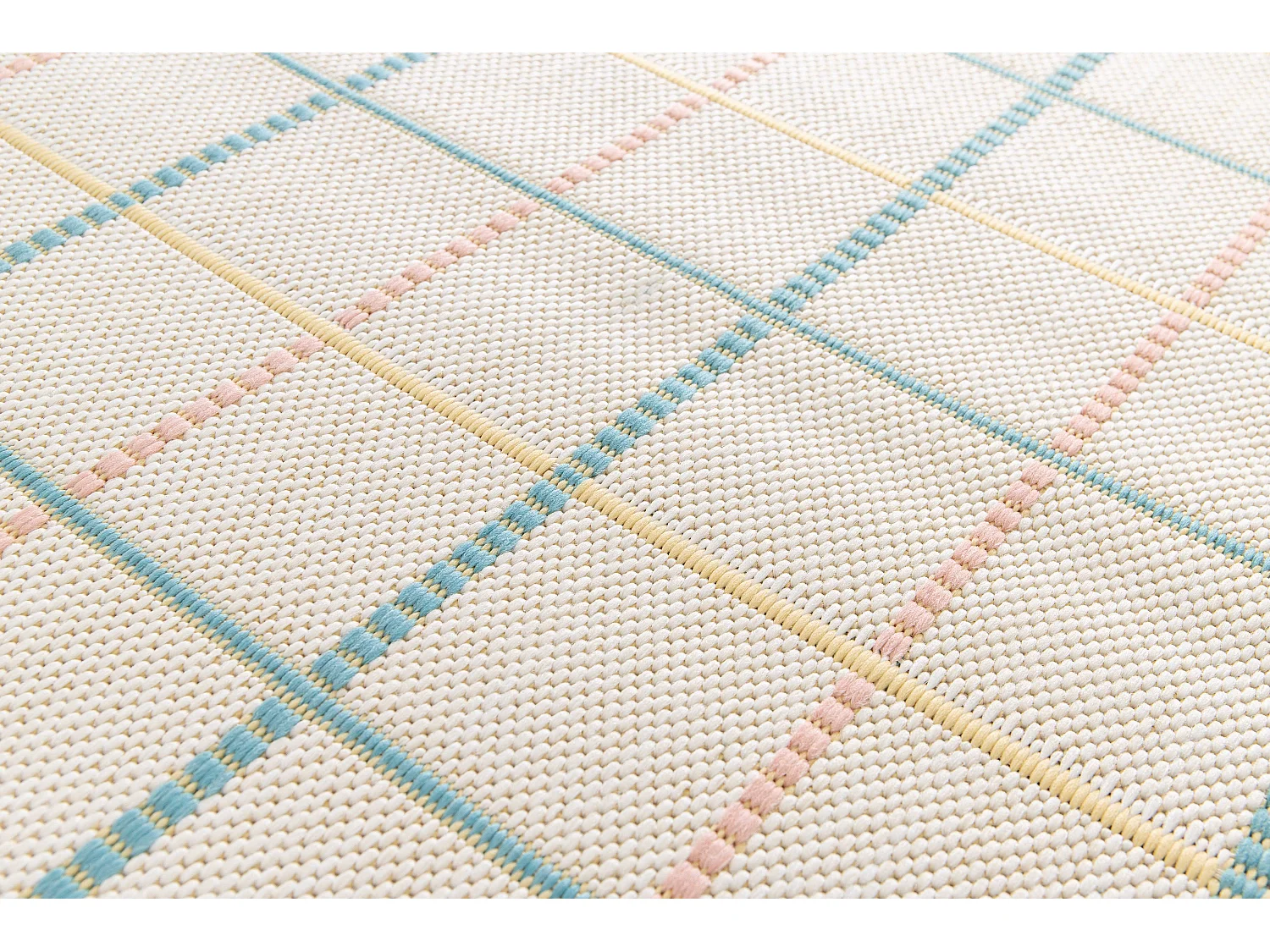 Alfombra exterior  - geométrico - multicolor - 80 x 150 cm - MANILA