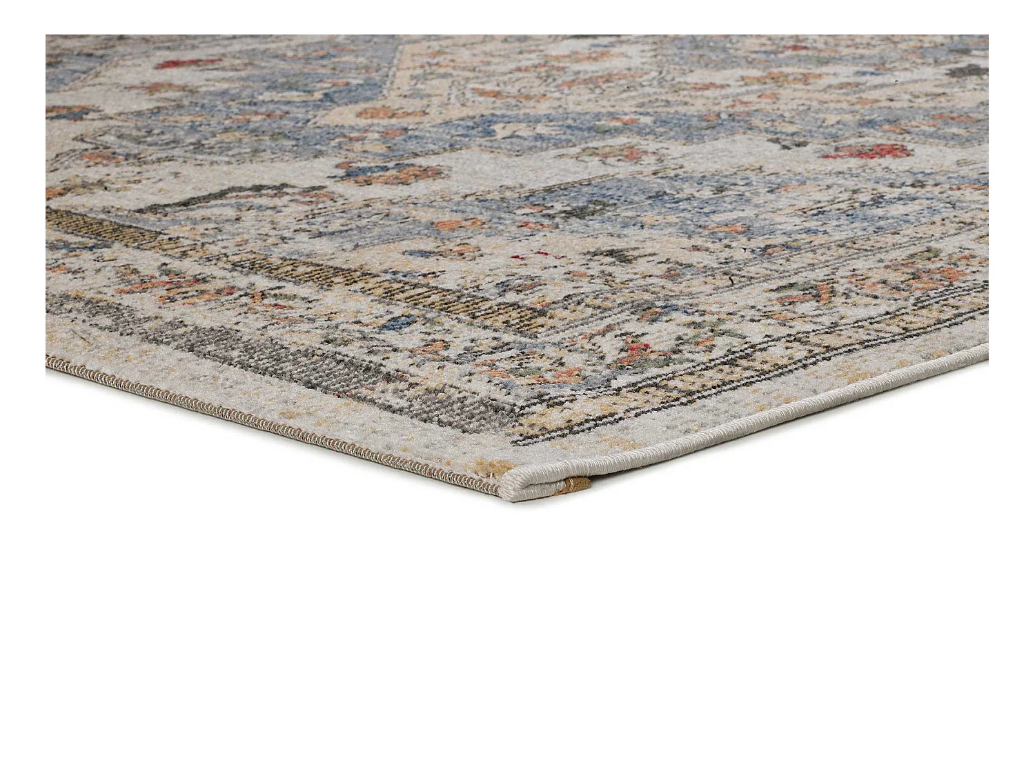 Alfombra exterior  - vintage - azul - 160 x 230 cm - LUNA