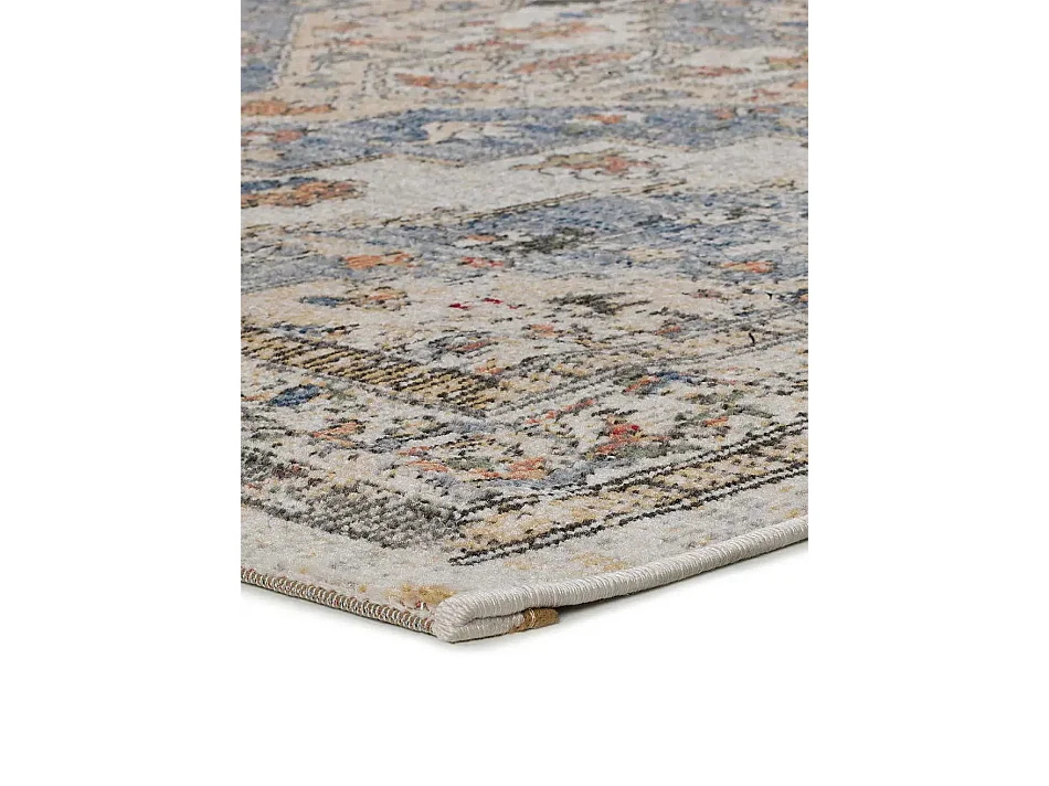 Tapis extérieur - vintage - bleu - 160 x 230 cm - LUNA