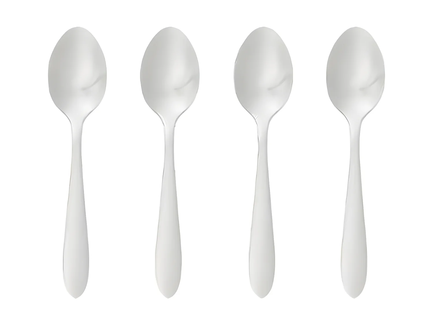 Lot de 4 Cuillères à Café Inox "Nevis" 14cm Argent